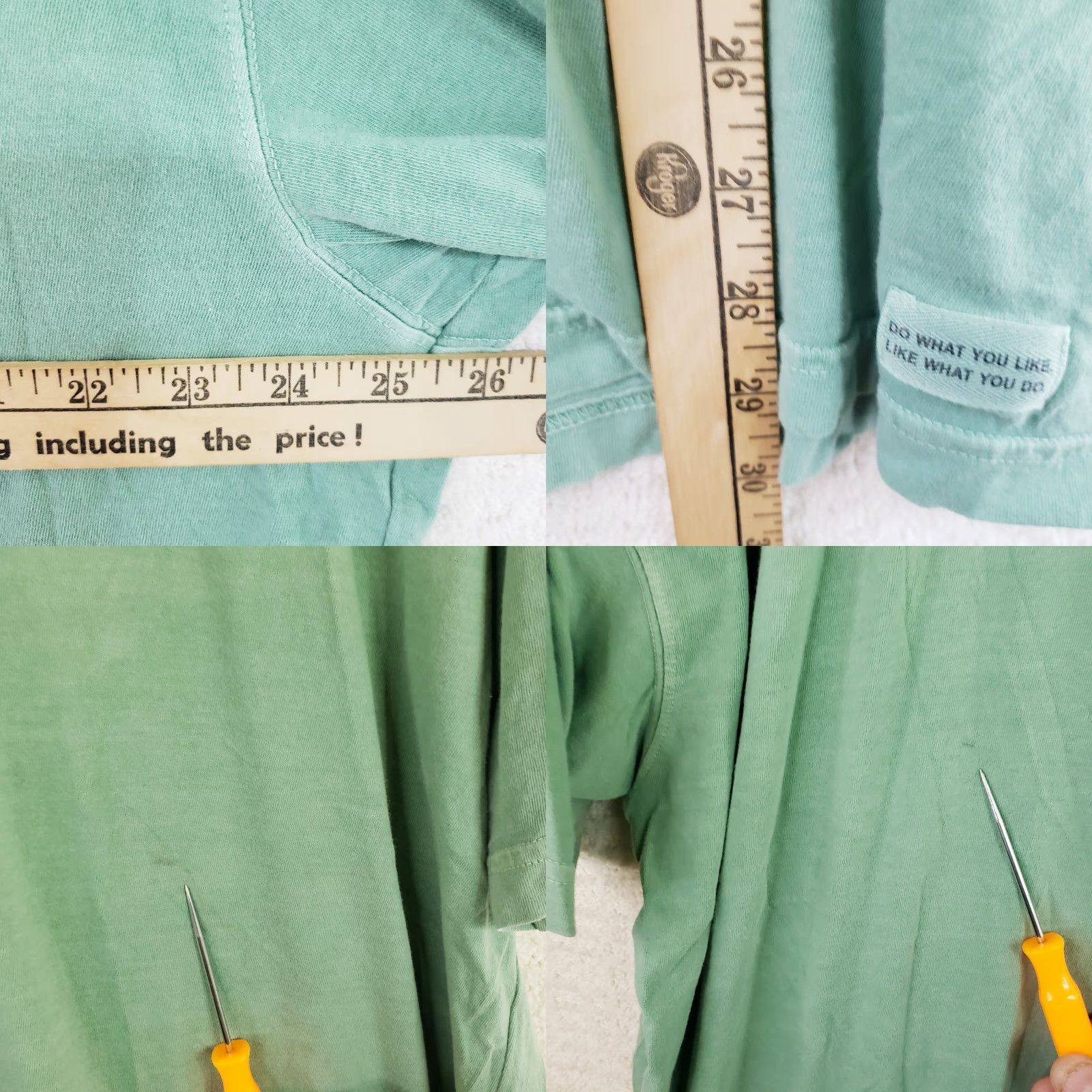 Life is Good Life is Good Crusher Tee Shirt "Happy Camper" Short Sl. Crew Neck Mens XL Green Size US XL / EU 56 / 4 - 9 Thumbnail
