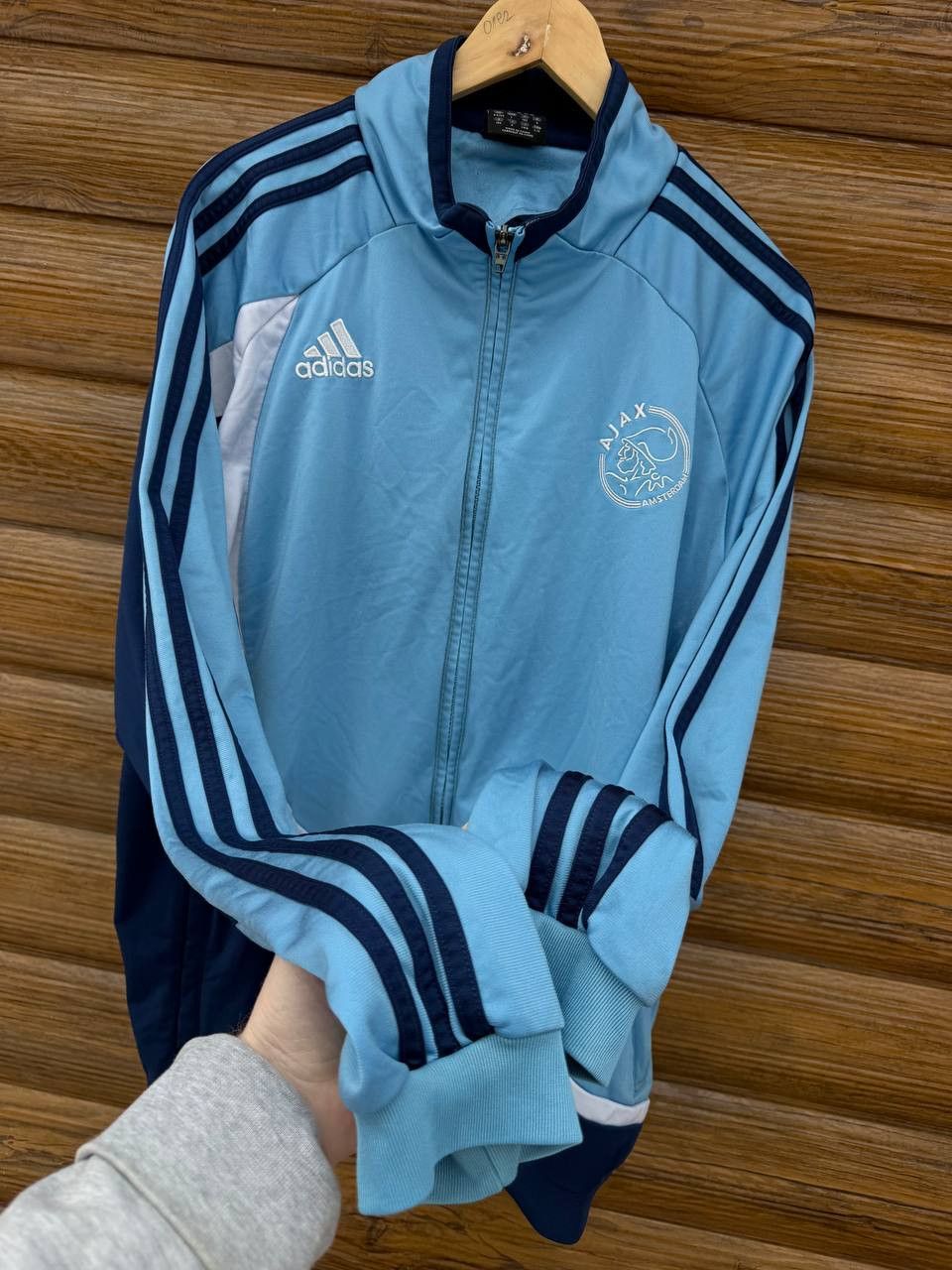 Adidas Vintage Adidas Ajax Amsterdam Football Jacket Soccer Size US L / EU 52-54 / 3 - 4 Thumbnail