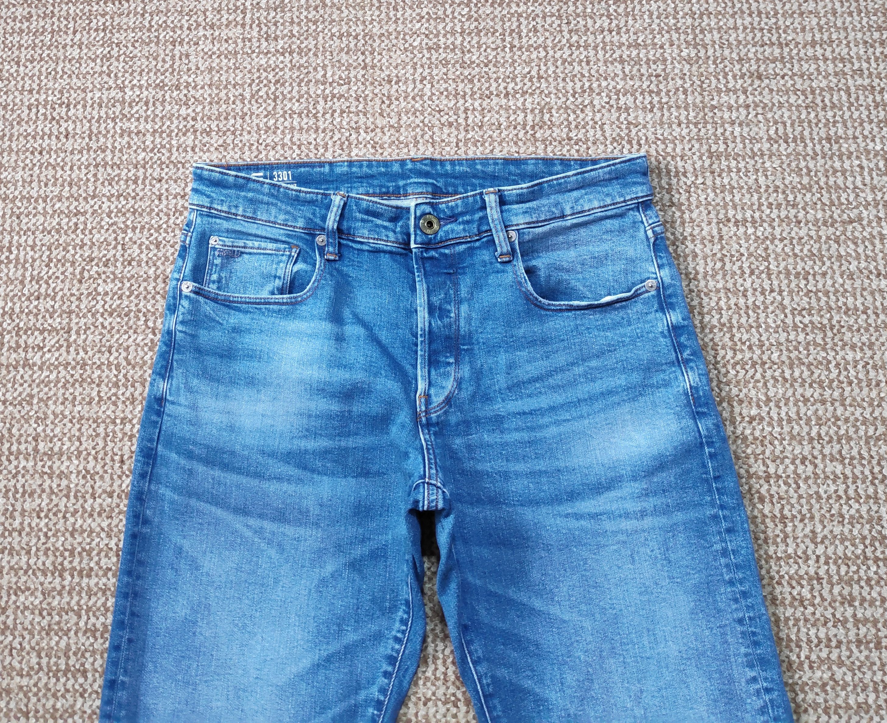 G-Star G-Star Raw 3301 Straight Denim Jeans sz W32 L32 Size US 32 / EU 48 - 6 Thumbnail