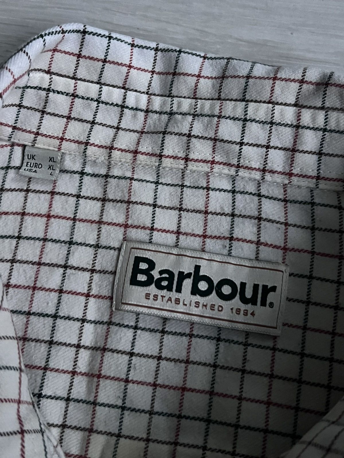 Barbour Vintage Barbour Checked Shirt Size US XL / EU 56 / 4 - 8 Thumbnail