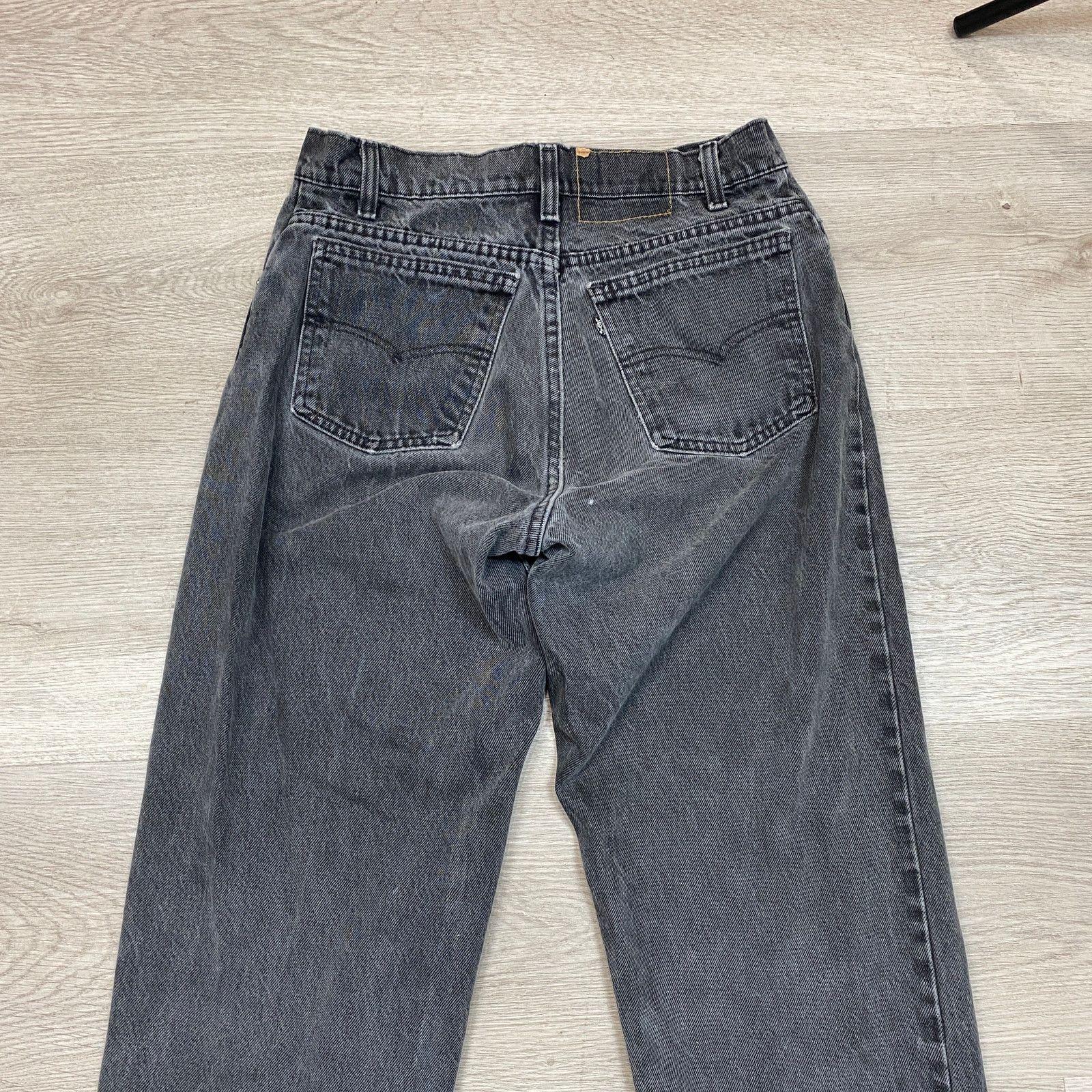 Levi's × Vintage Vintage 80s Levi's 550 Tapered Black Tab Jeans 29x33 USA Size US 29 - 3 Thumbnail
