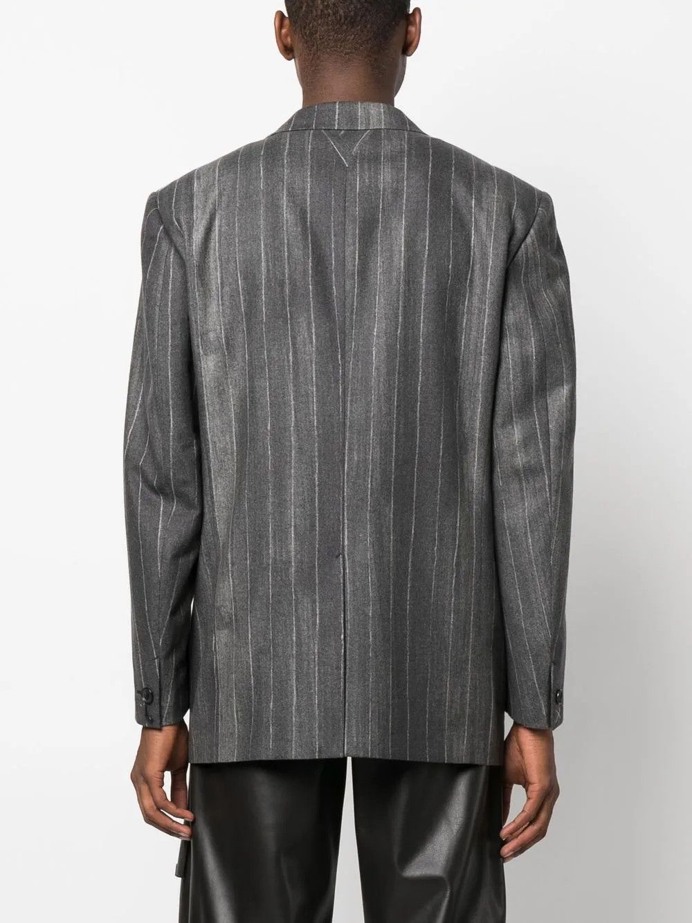 Versace o1y0425 Stripes Blazer in Lead Size US M / EU 48-50 / 2 - 4 Thumbnail
