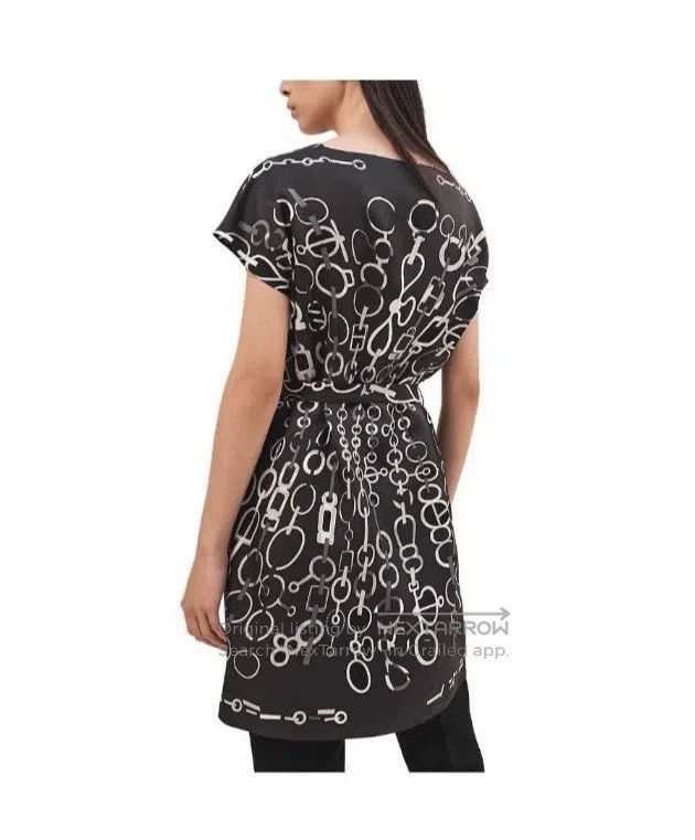 Hermes Hermes Silk Dress Size XXS / US 00 / IT 34 - 3 Thumbnail