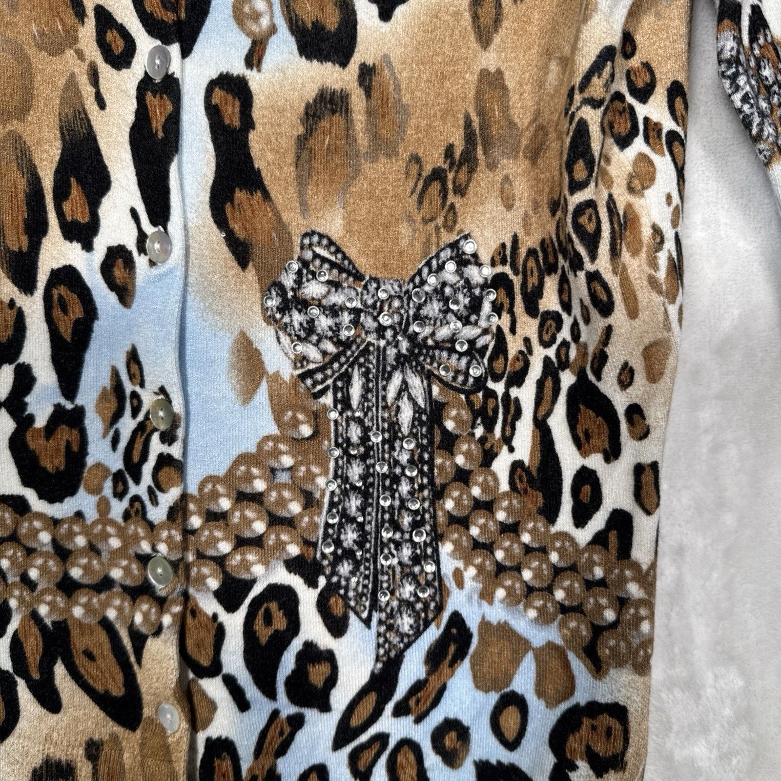 Boston Proper Small Boston Proper Animal Print W/Rhinestones Mother Size S / US 4 / IT 40 - 2 Thumbnail