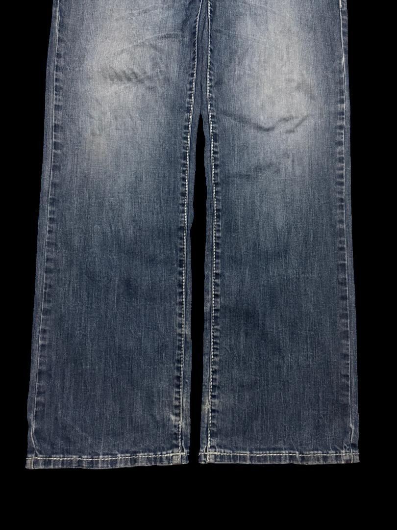 Japanese Brand Vintage Rock&Roll Cowboy Denim Mudwash Regular Straight Leg Size US 33 - 8 Thumbnail