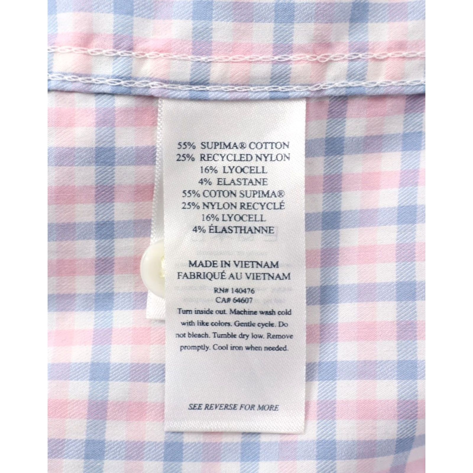 Faherty Faherty Shirt Button-Up Plaid Long Sleeve The Movement Multicolor Cotton Tencel Nylon Elastane L Size US L / EU 52-54 / 3 - 5 Thumbnail
