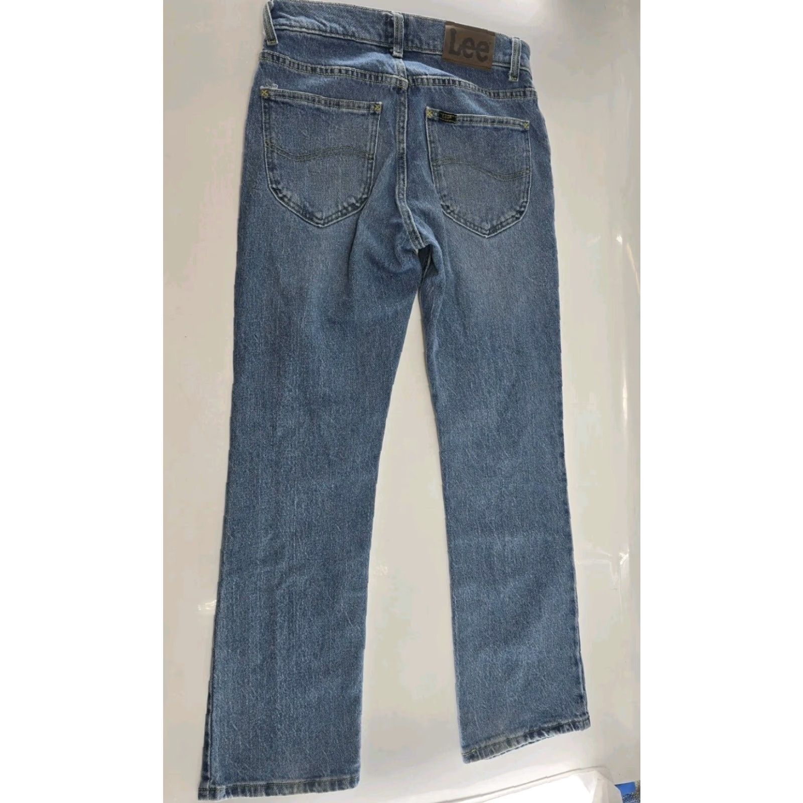 Lee Lee Regular Fit Jeans - Bootcut - Men - 28x30 - Blue - 5-Pocket - Cowhide Back Hole Size US 28 / EU 44 - 8 Thumbnail