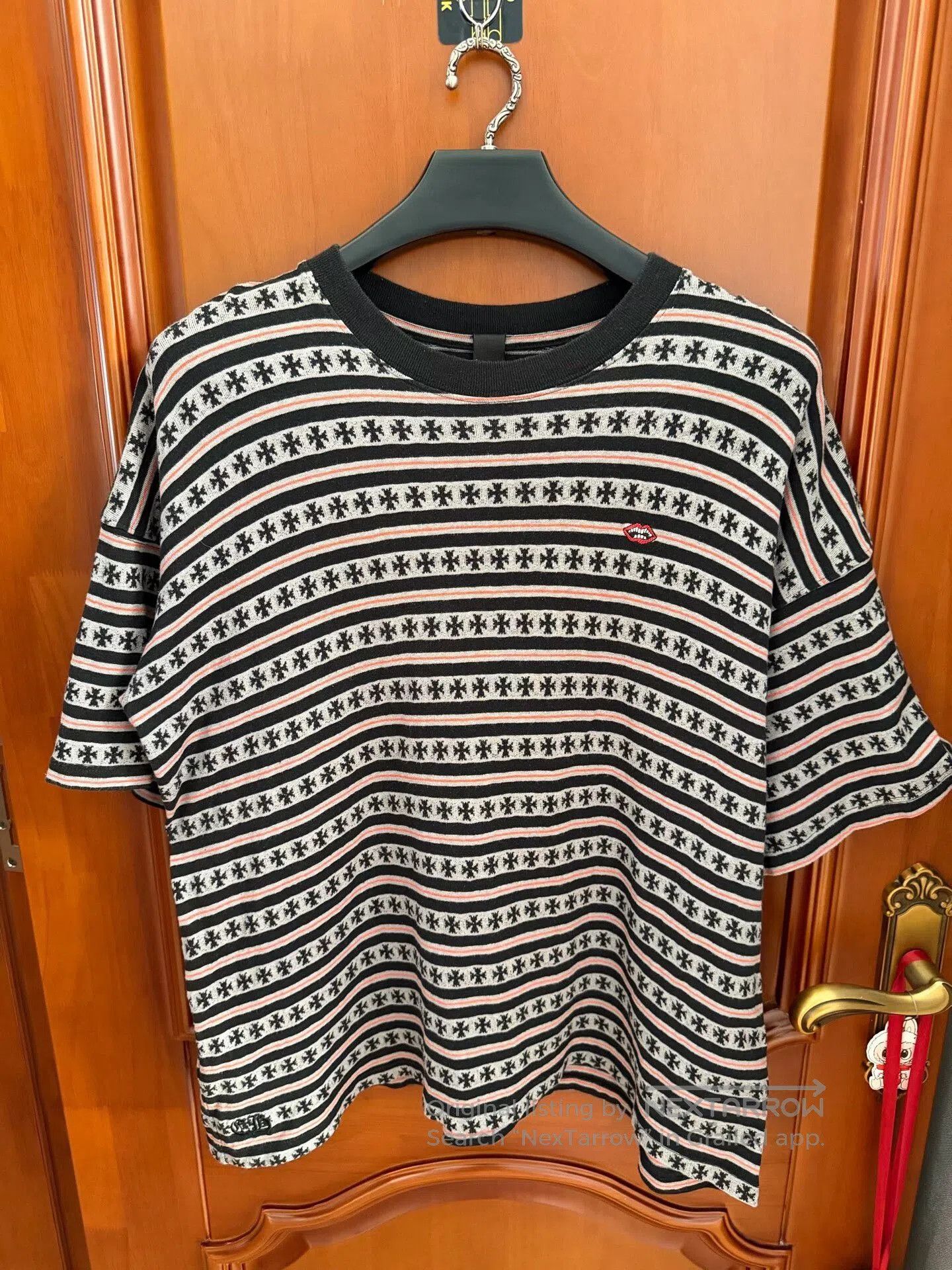 Chrome Hearts chrome hearts striped short sleeve shirt. Size US M / EU 48-50 / 2 - 1 Thumbnail