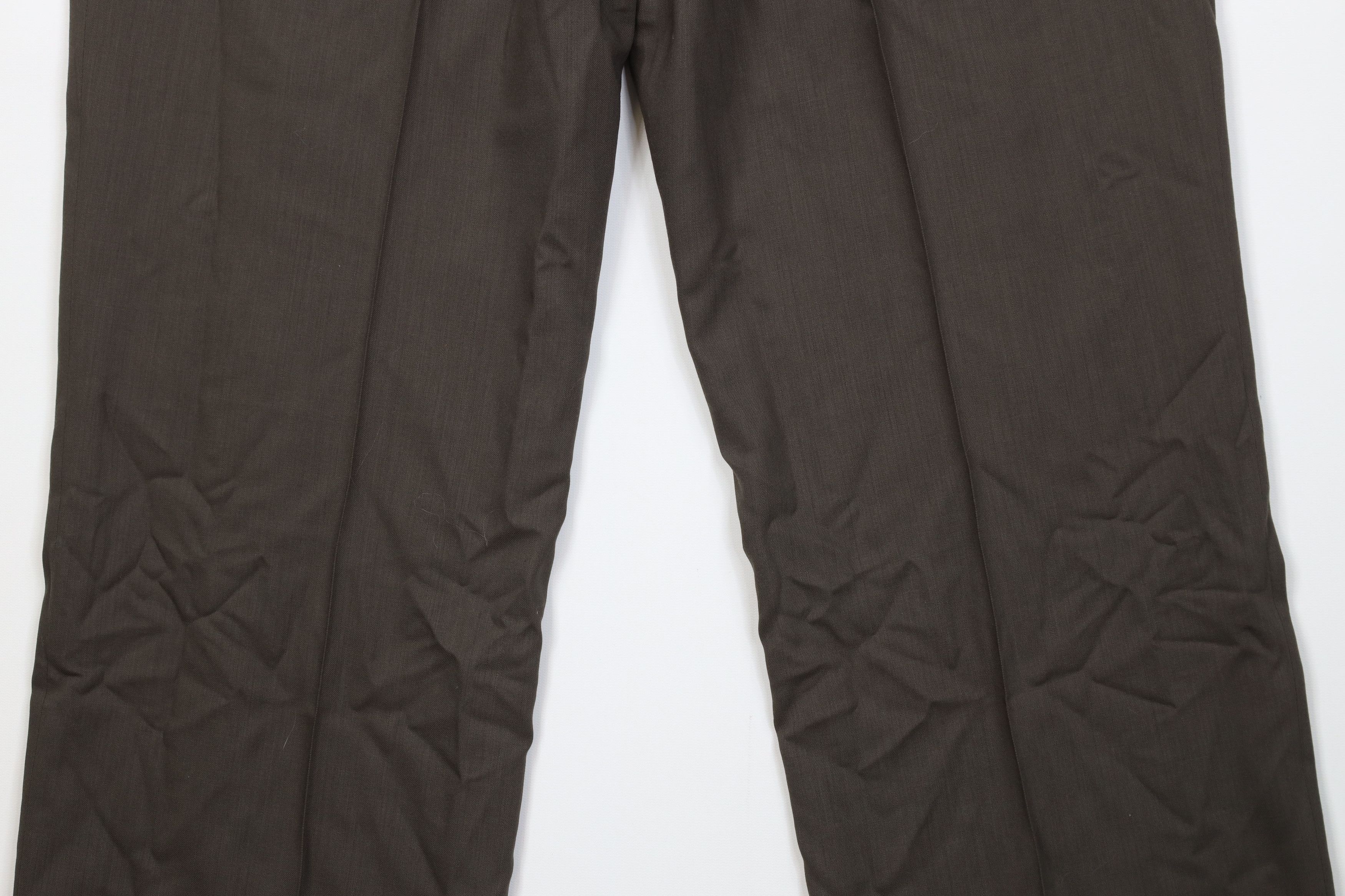 Vintage Vintage 90s Streetwear Pleated Wide Leg Chino Pants Brown Size US 38 / EU 54 - 13 Thumbnail