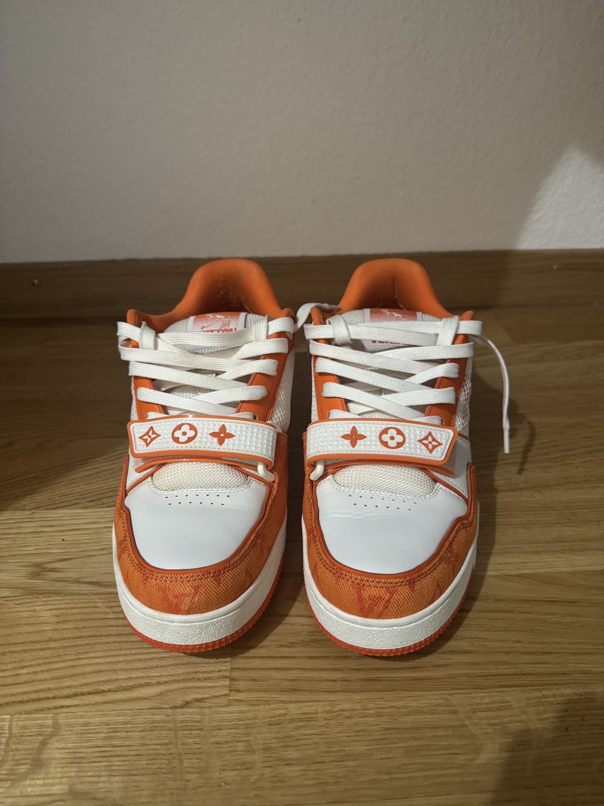 Louis Vuitton Louis Vuitton Sneaker Monogramm Denim Orange Size US 7 / EU 40 - 2 Thumbnail