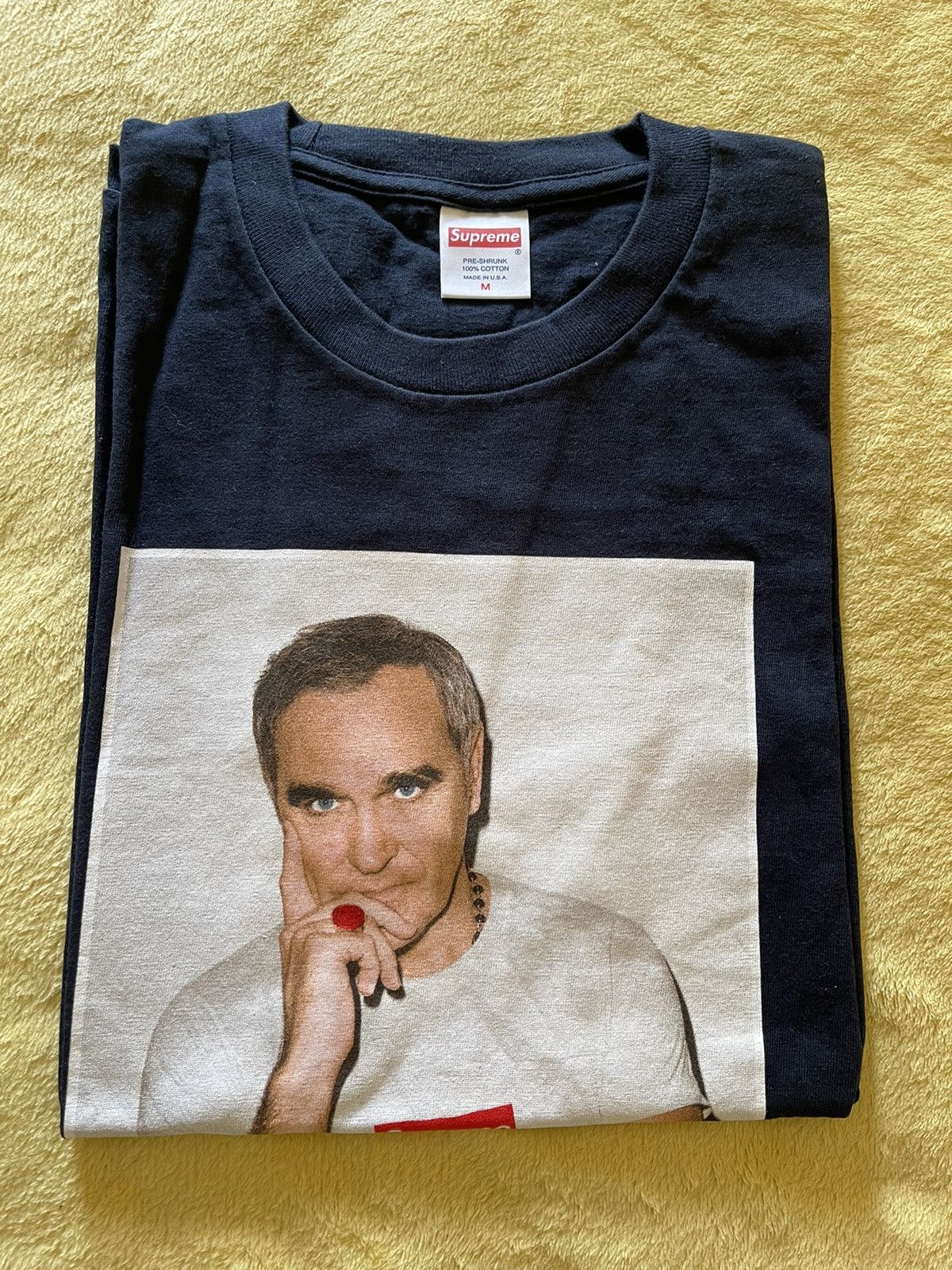 Supreme Supreme navy morrissey photo tee T-shirt Size US M / EU 48-50 / 2 - 1 Thumbnail