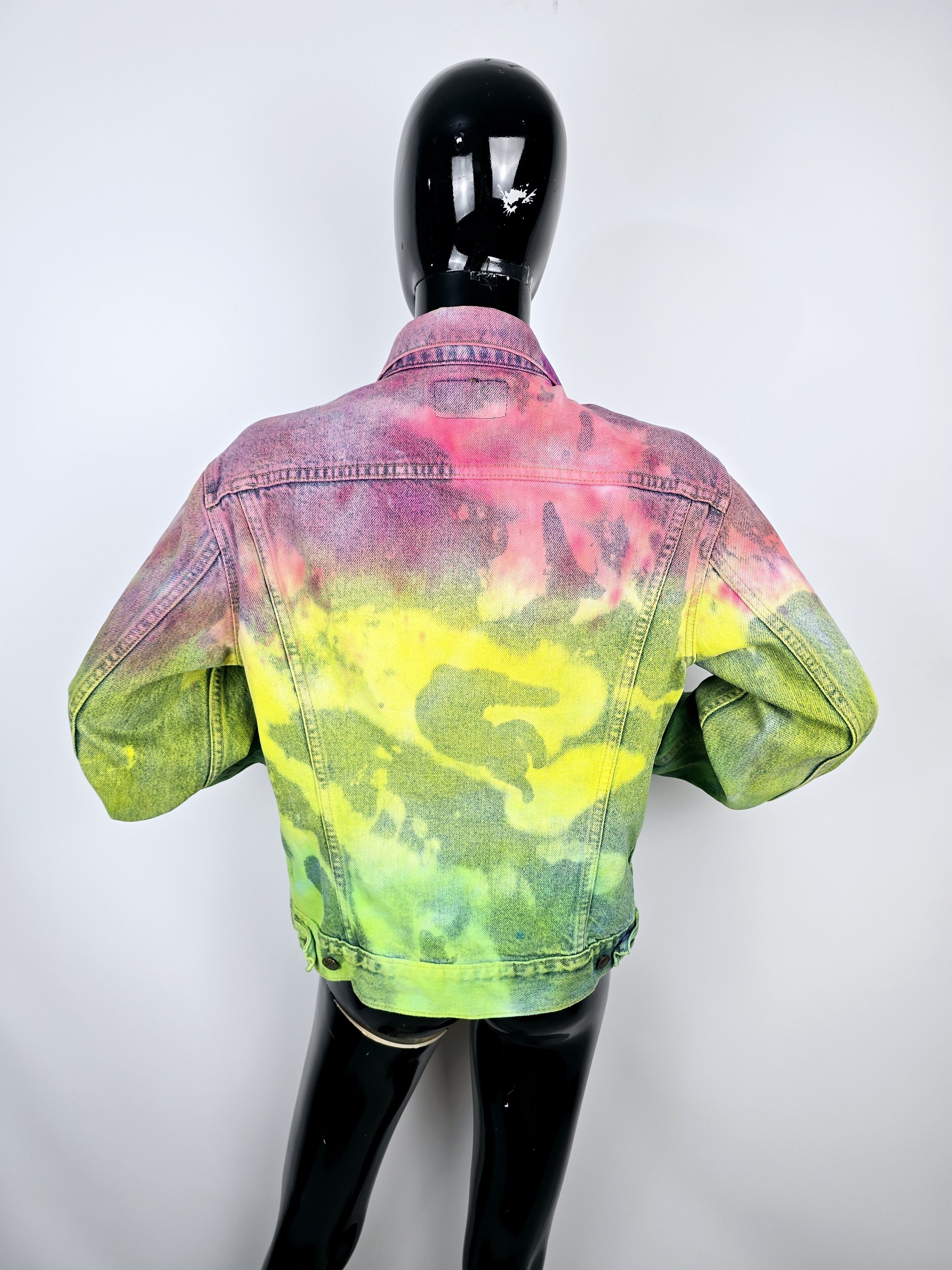 Levi's × Levi's Vintage Clothing Vintage Levi's Tie-Dye Studded Denim Jacket - Made in USA Size L / US 10 / IT 46 - 7 Thumbnail