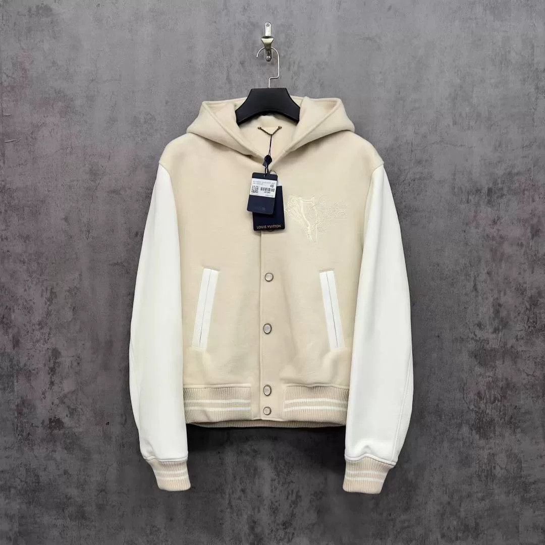 Louis Vuitton Louis Vuitton Pharrell Pearl Logo Baseball Jacket Size US M / EU 48-50 / 2 - 1 Thumbnail