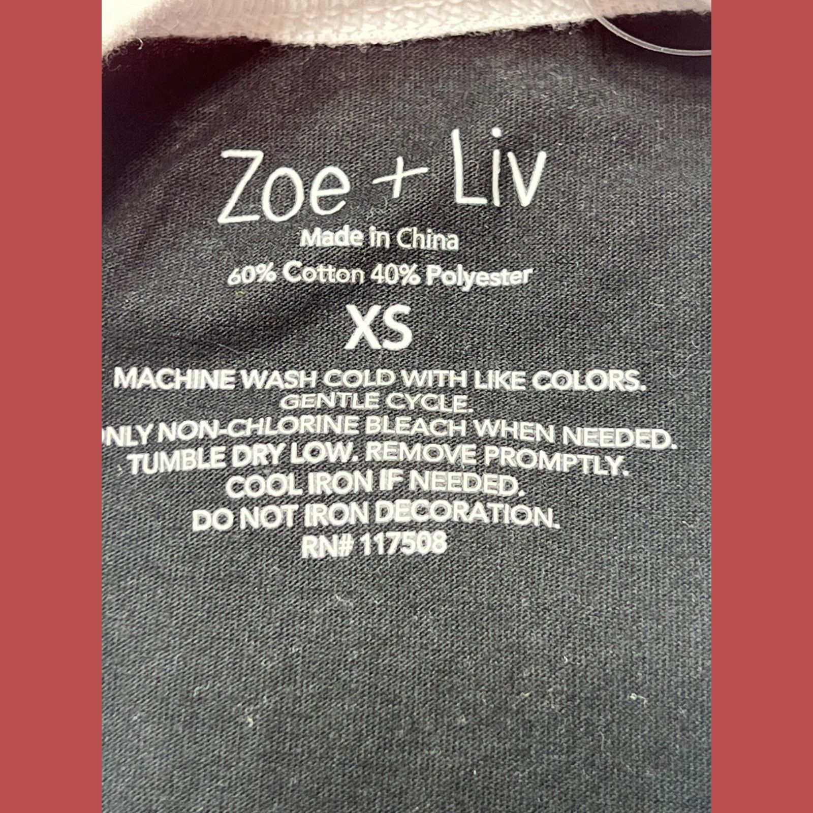 Other Zoe + Live - Women's Short Sleeve T-Shirt - Black - Extra Sm Size XS / US 0-2 / IT 36-38 - 9 Thumbnail