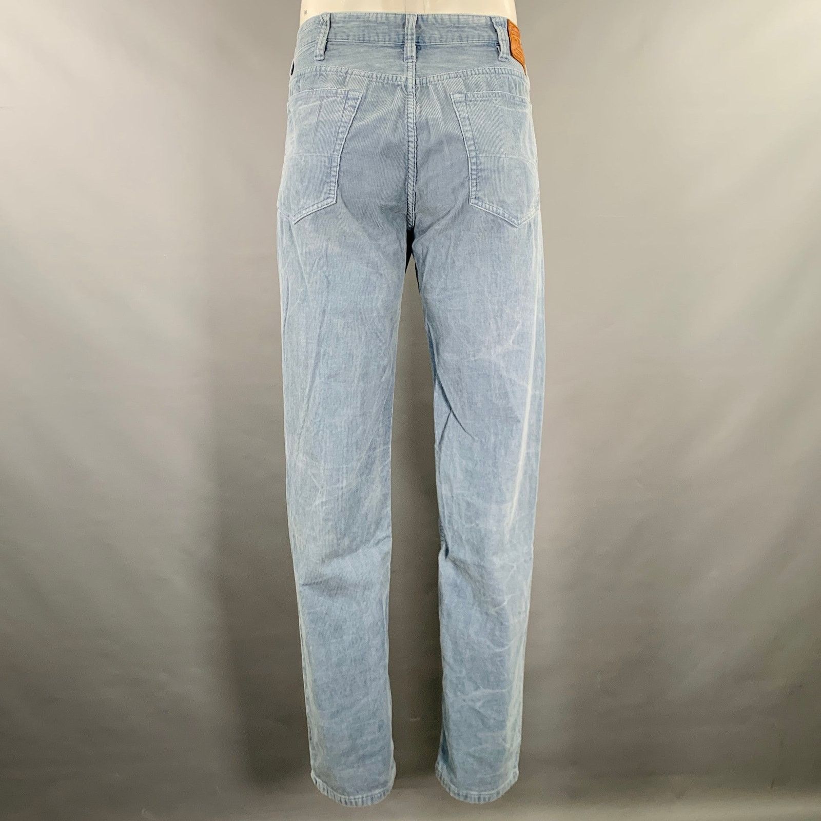 Polo Ralph Lauren Size 36 Powder Blue Corduroy Cotton Casual Pants Size US 36 / EU 52 - 4 Thumbnail