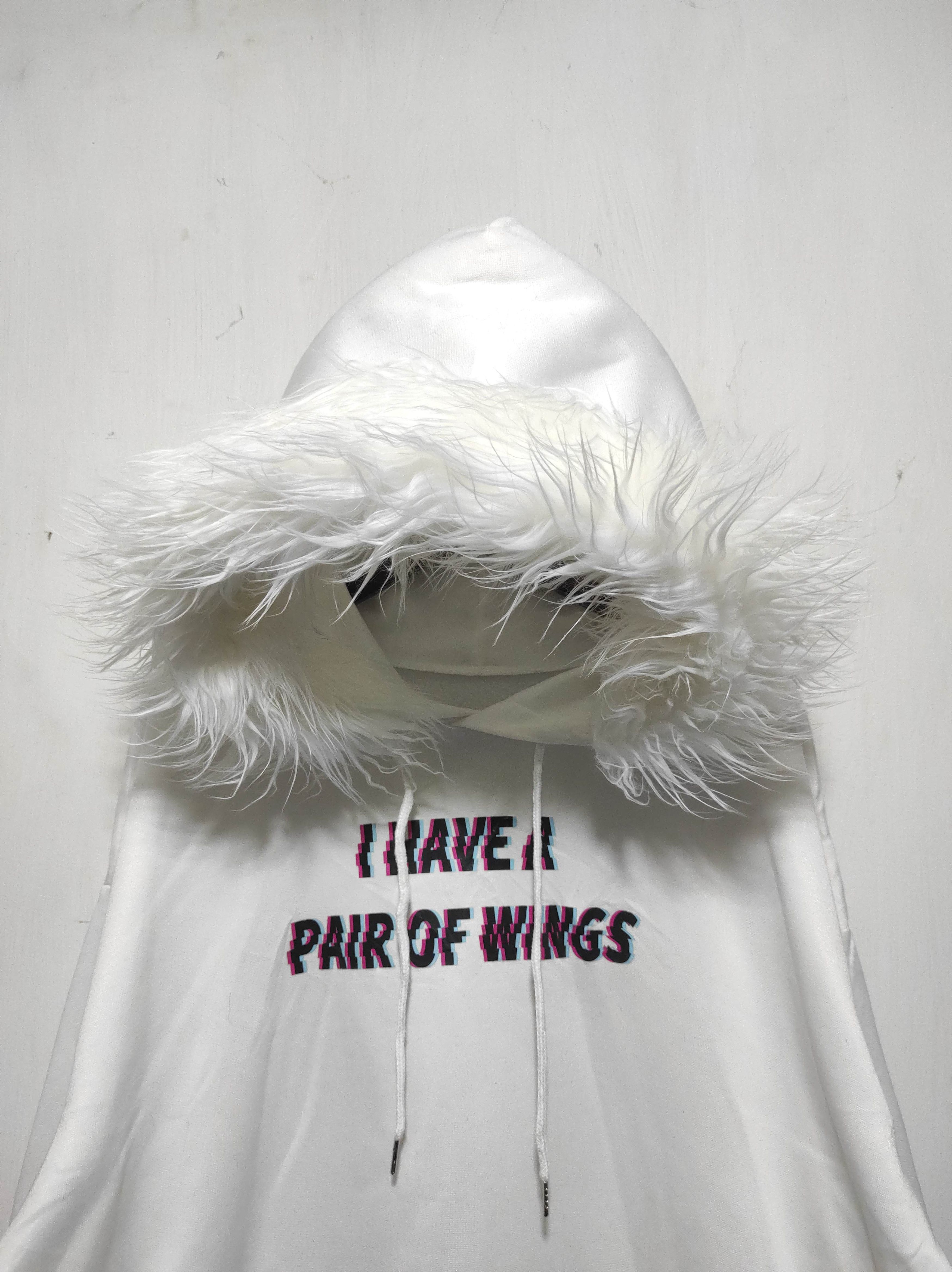 Japanese Brand Shein Wings Fur Hoodie IfSixWasNine LGB style Size US XL / EU 56 / 4 - 3 Thumbnail