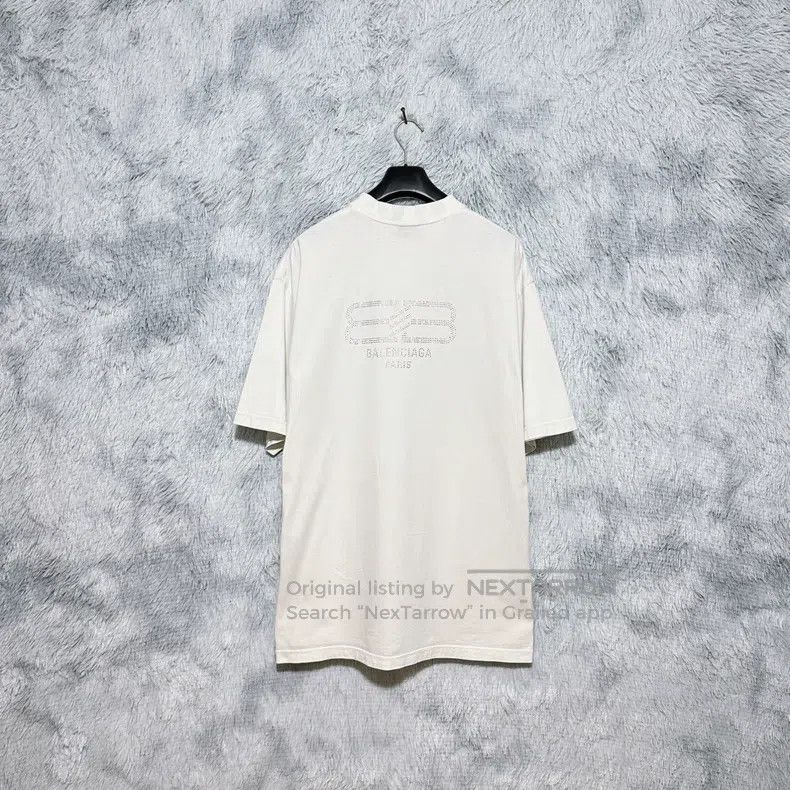 Balenciaga Stud lettering logo short-sleeve T-shirt