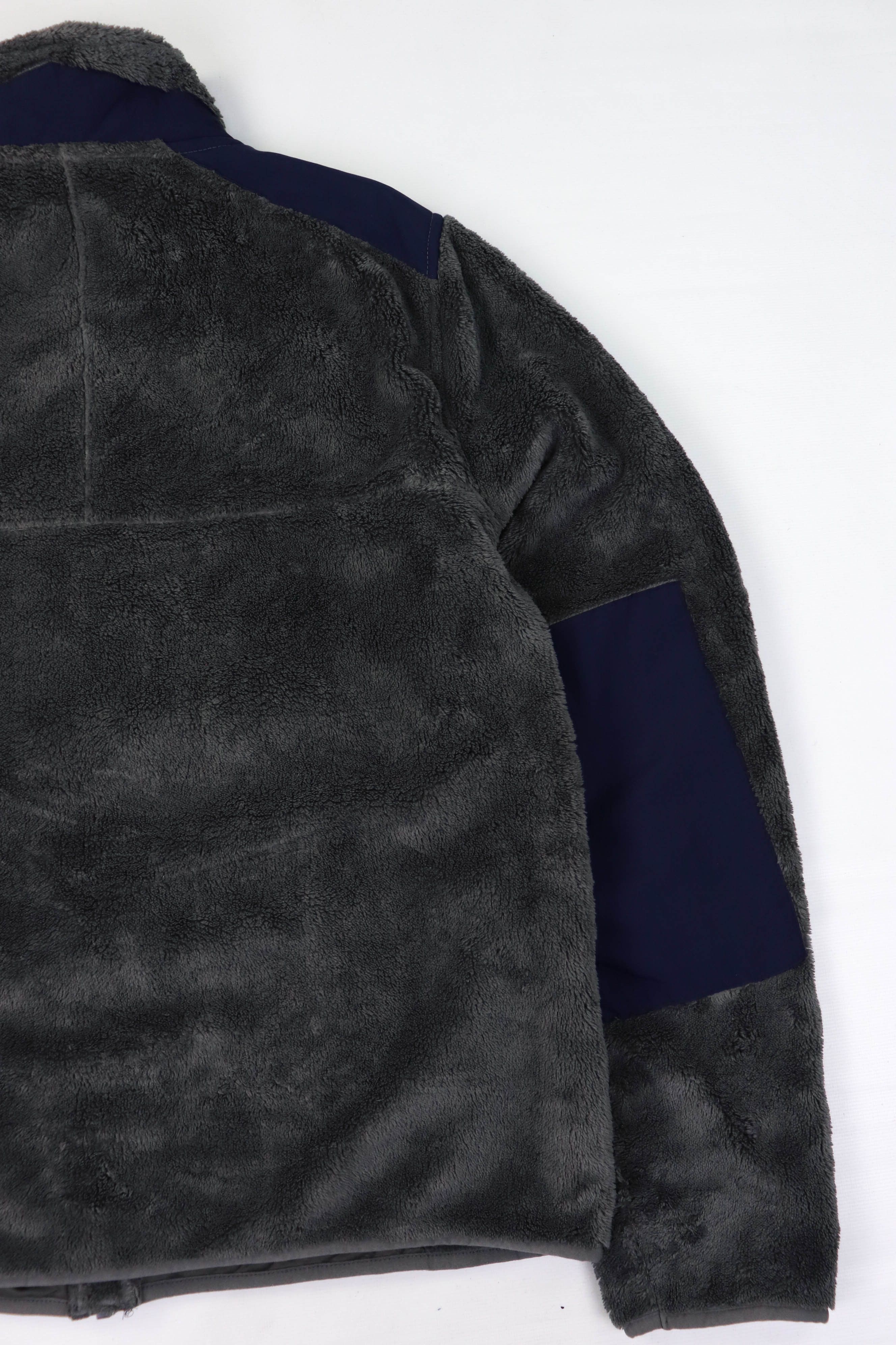 L.L. Bean L.L. Bean Gray/Blue Hi-Pile Full Zip Fleece Hiking Jacket Size US M / EU 48-50 / 2 - 10 Thumbnail