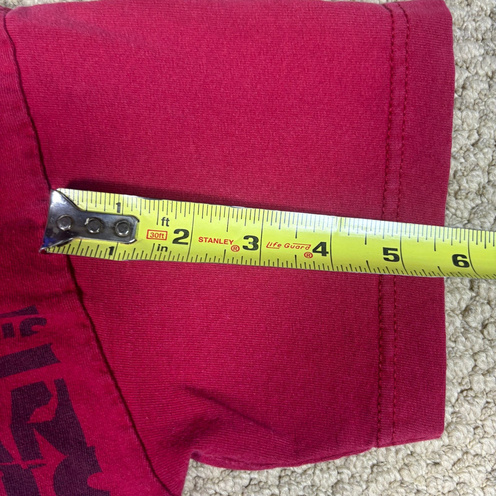 Vans y2k 2000s Vans red tshirt womens Medium emo grunge skater Size M / US 6-8 / IT 42-44 - 8 Thumbnail
