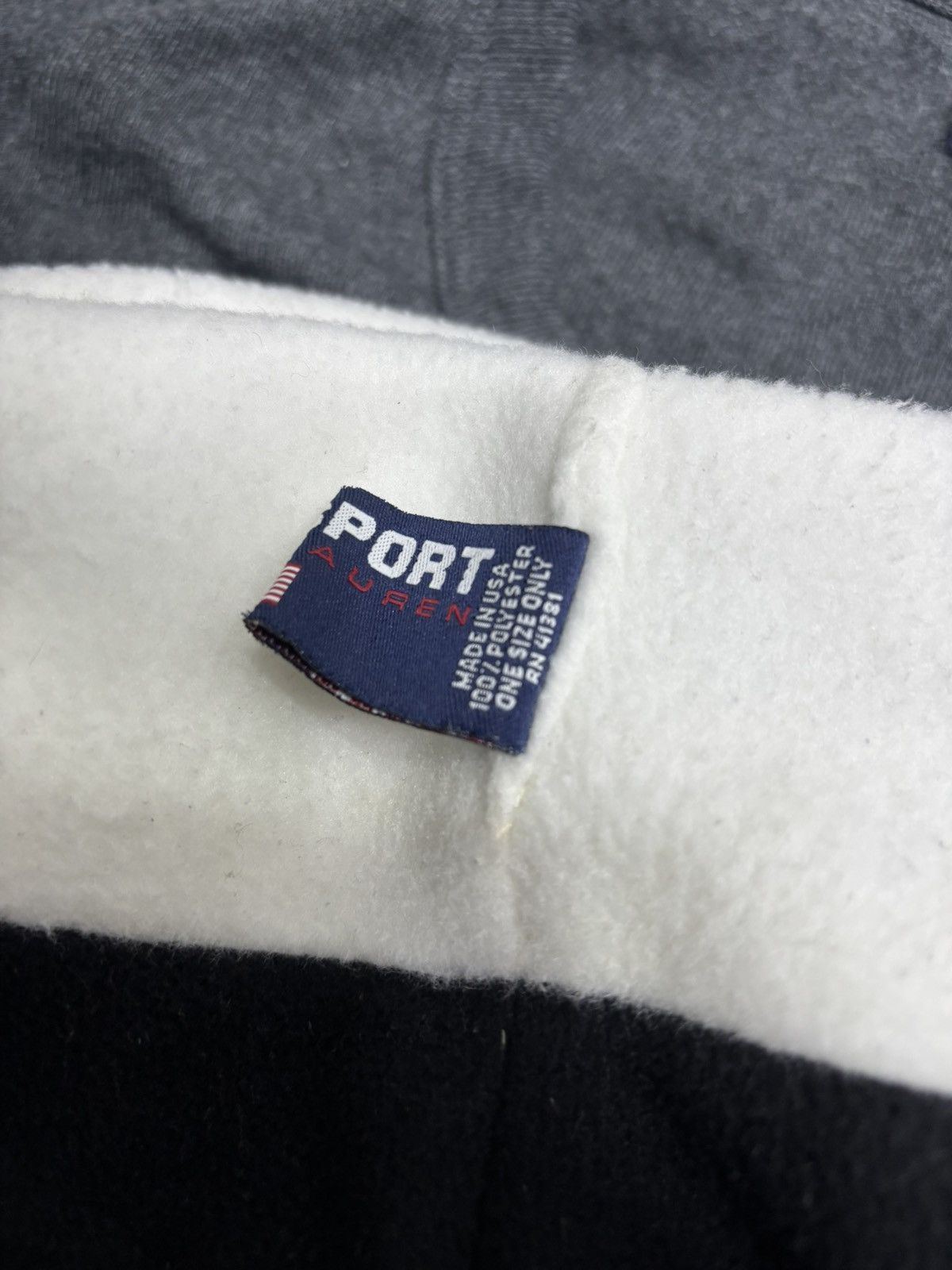 Polo Ralph Lauren × Vintage RARE‼️POLO RALPH LAUREN SPORT TRAINER BEANIE Size ONE SIZE - 6 Thumbnail