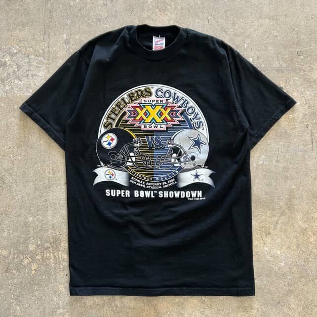 Vintage Vintage Pittsburgh Steelers vs. Dallas Cowboys Super Bowl 30 Size US L / EU 52-54 / 3 - 1 Thumbnail