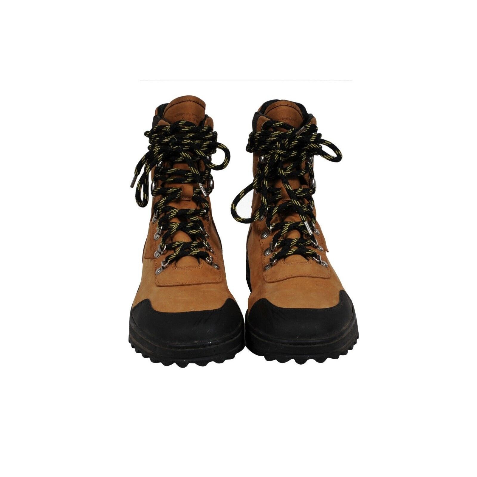 Off-White Hiking Boots Brown Tan Black Nubuck Size US 13 / EU 46 - 2 Thumbnail