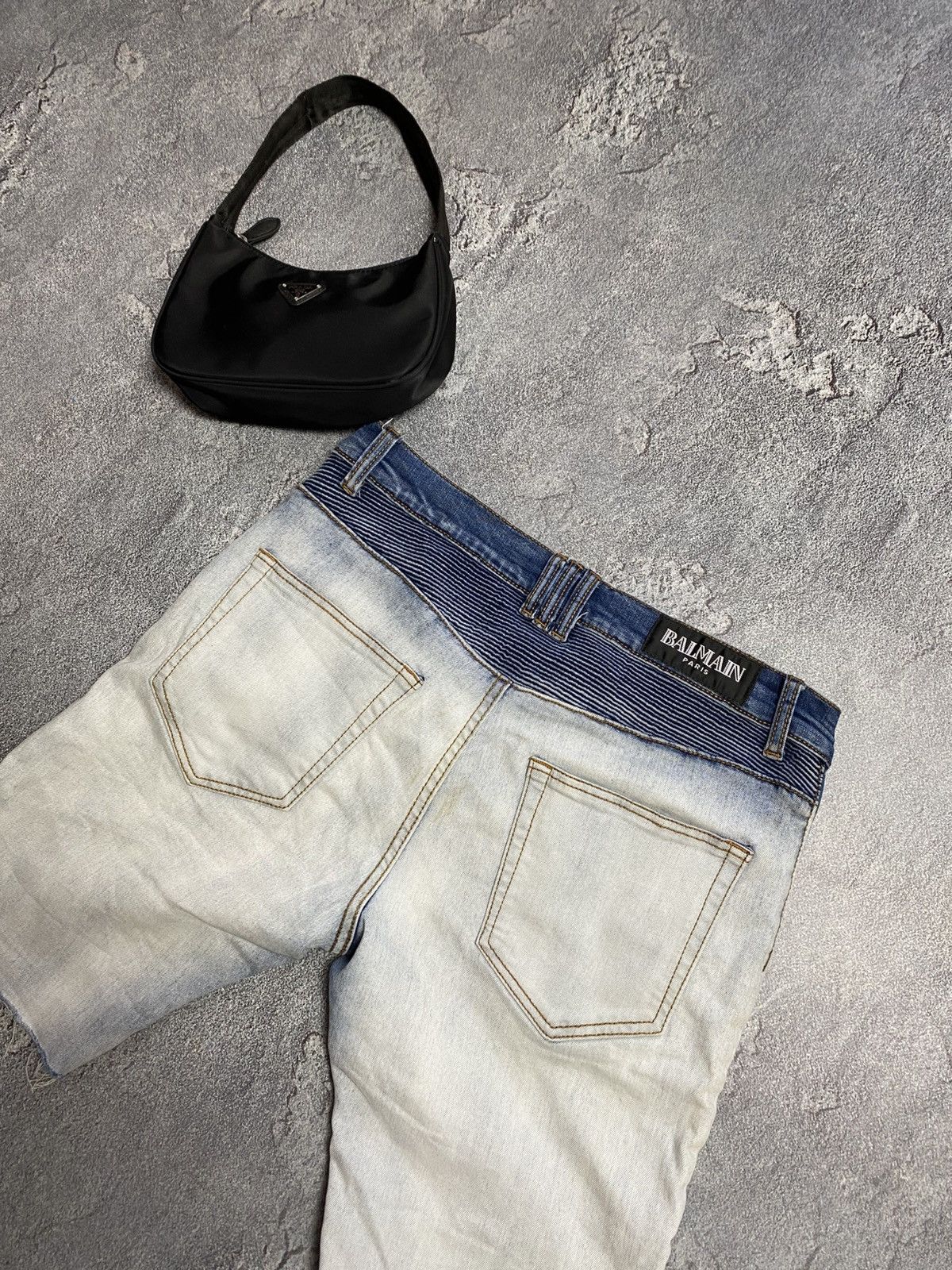 Balmain Balmain biker shorts vintage size 33 Size US 33 - 2 Thumbnail