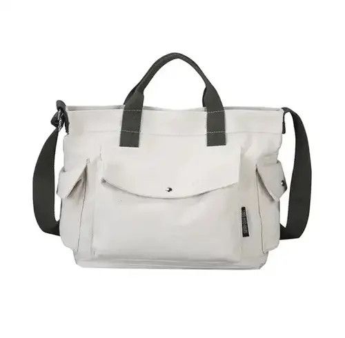 Japanese Brand × Vintage Vintage Canvas Casual Messenger Bag Size ONE SIZE - 3 Thumbnail