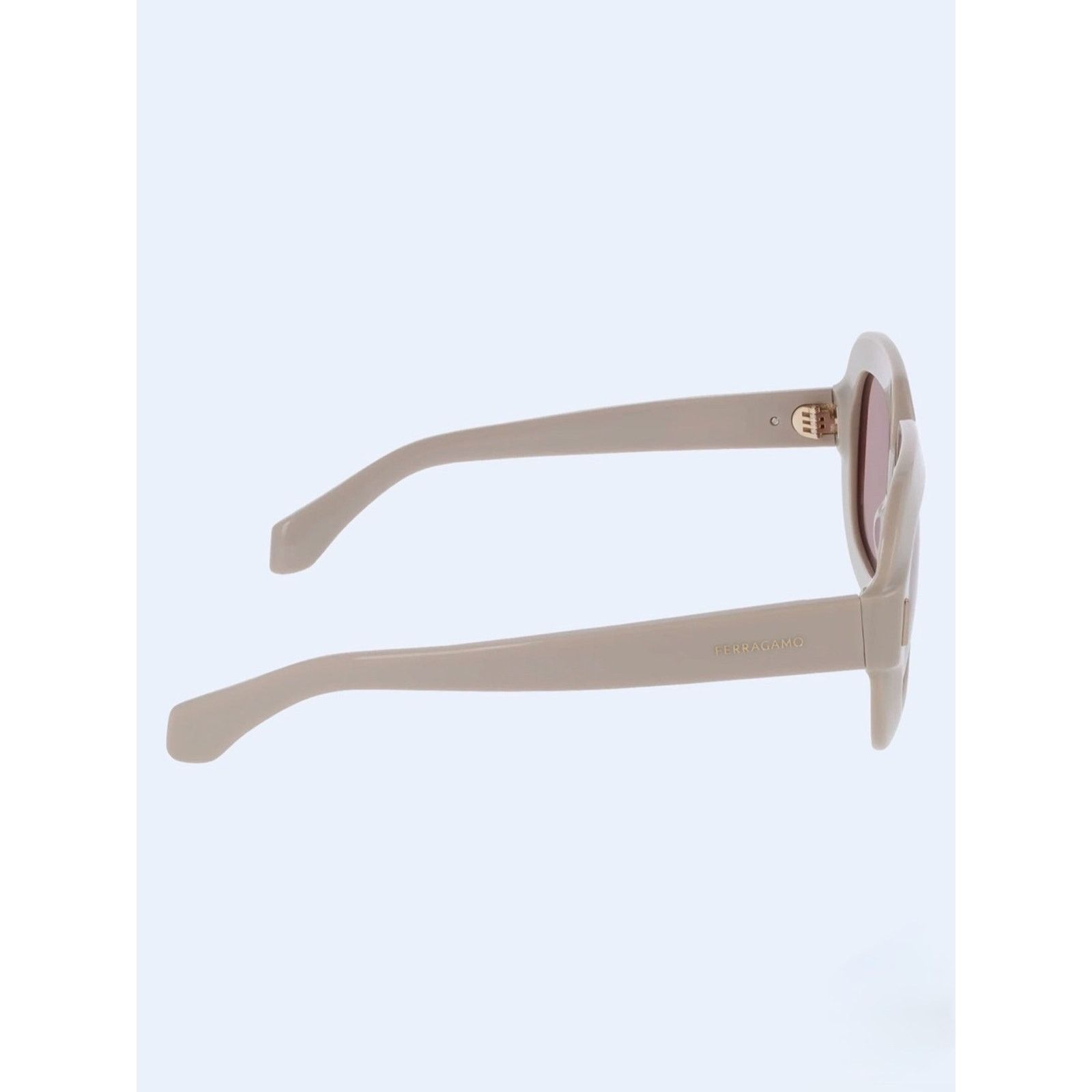 Salvatore Ferragamo New Salvatore Ferragamo SF2068SE 259 Women's Beige Square Size ONE SIZE - 4 Thumbnail
