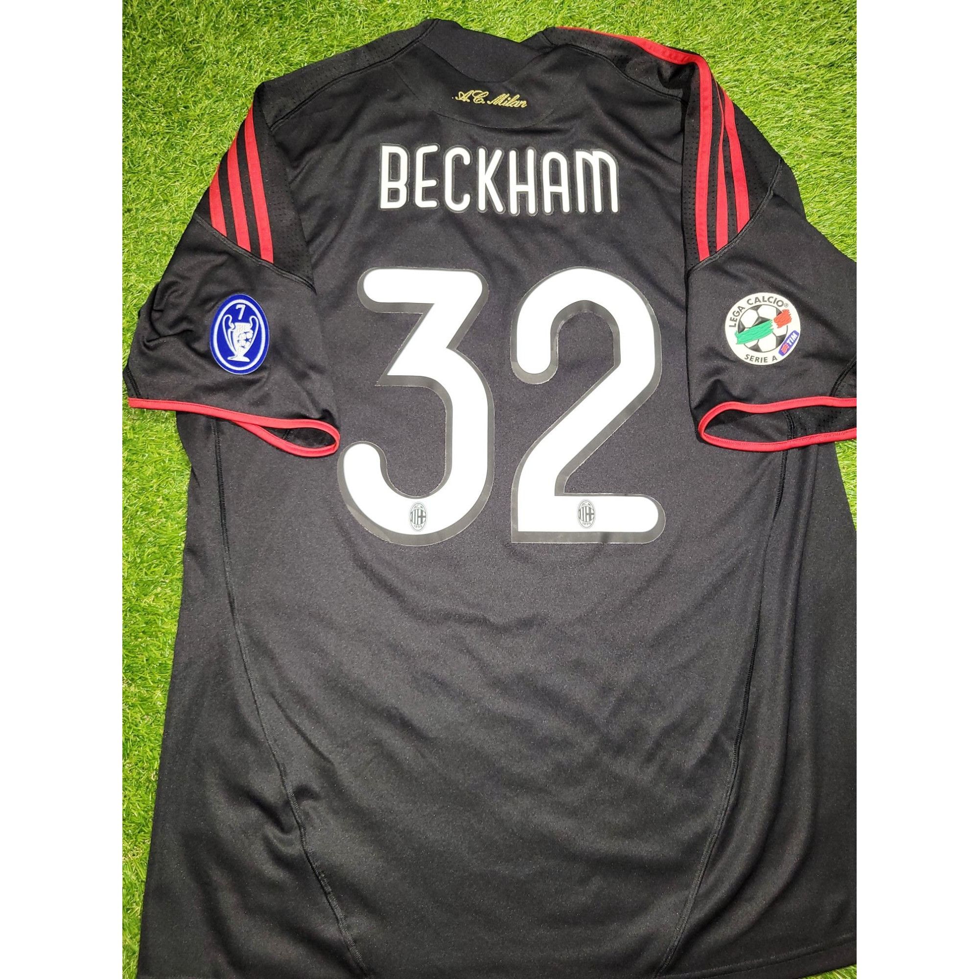 Beckham Ac Milan Jersey Grailed