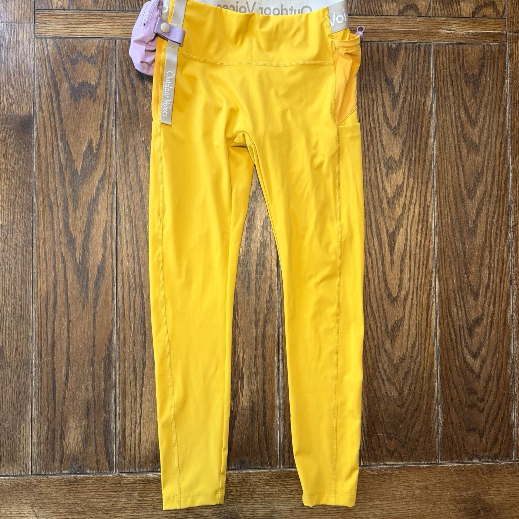 Outdoor Voices Outdoor Voices Leggings Snacks 7/8 Color Yellow Cider Women's Medium NWT Pockets Activewear Fashion Run Yoga Gym Training Size 32" / US 10 / IT 46 - 6 Thumbnail