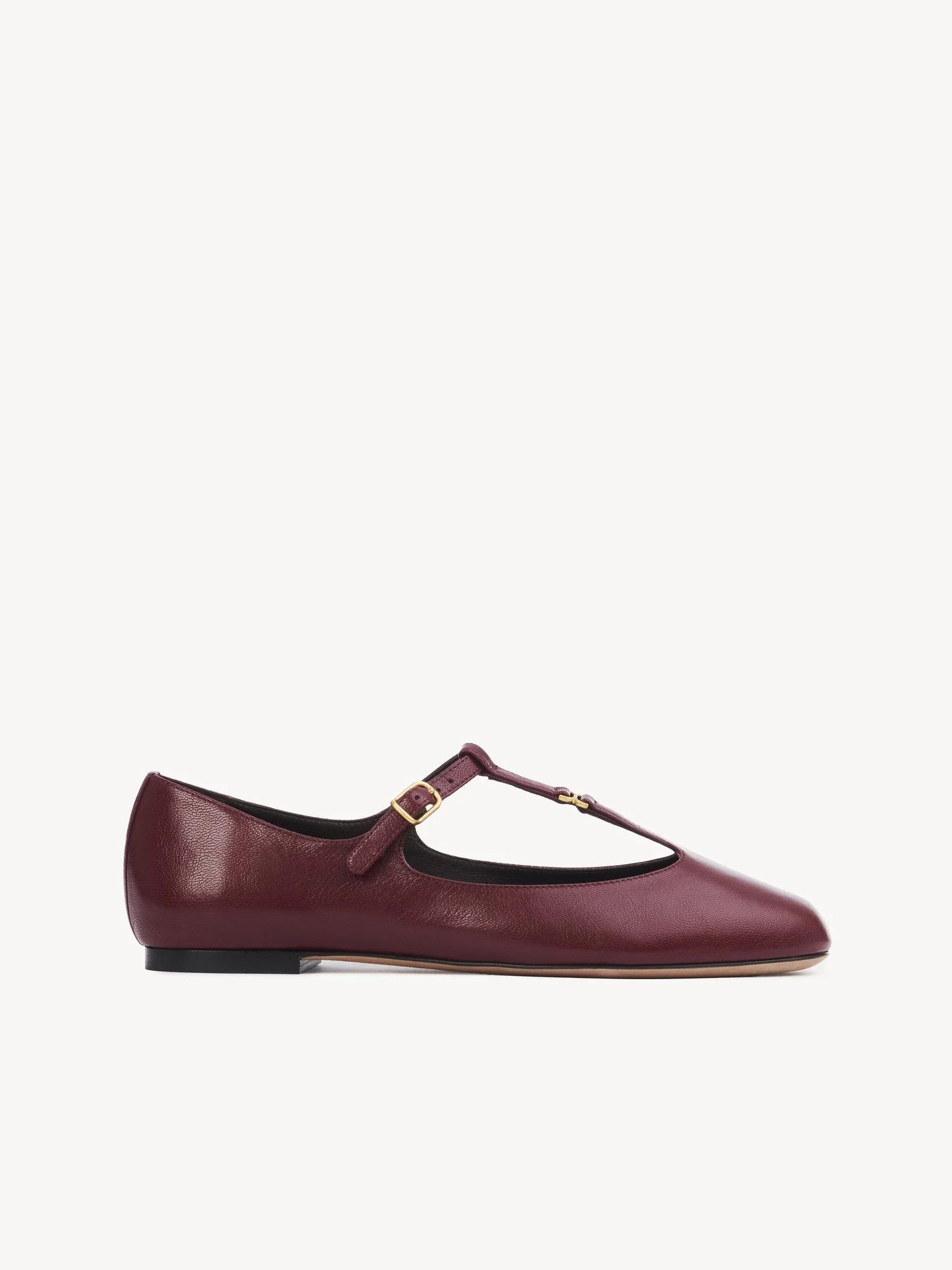 Chloe o1loc1c0226 Marcie Ballerina Flats in Burgundy Size US 8 / IT 38 - 1 Thumbnail