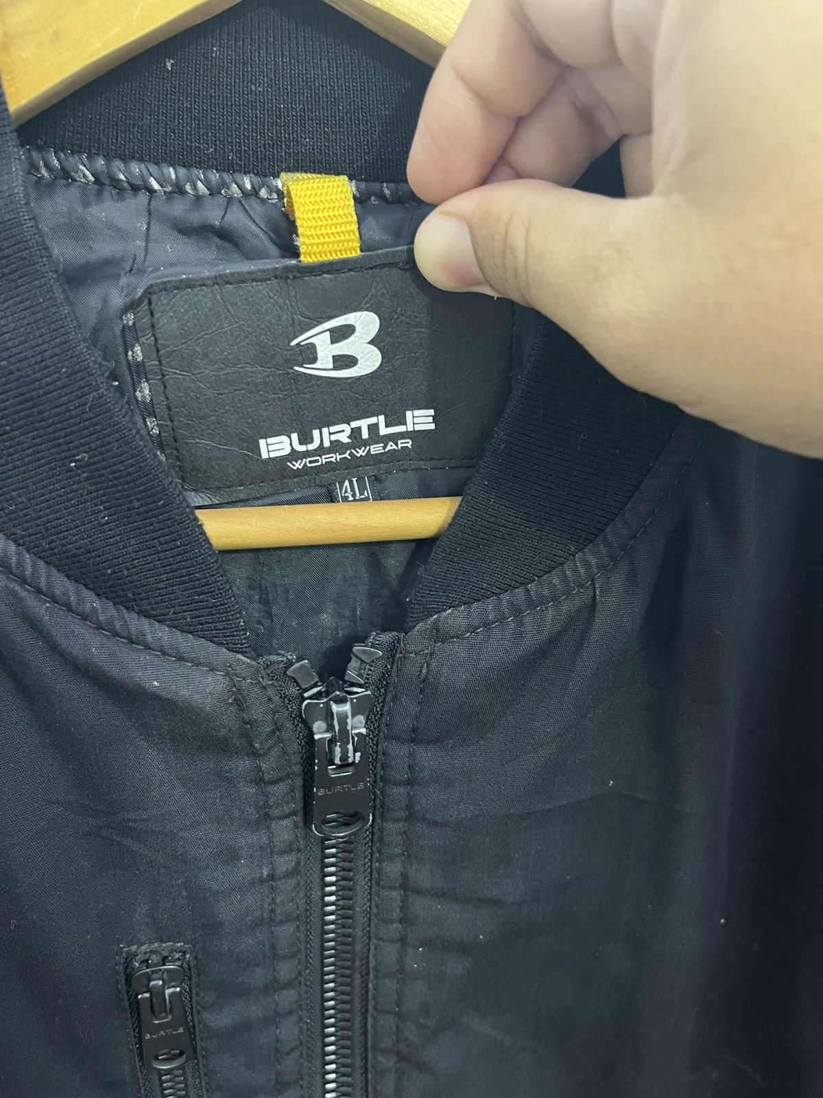 Japanese Brand Burtle Workwear Bomber Jacket Black Tactical Size US L / EU 52-54 / 3 - 5 Thumbnail