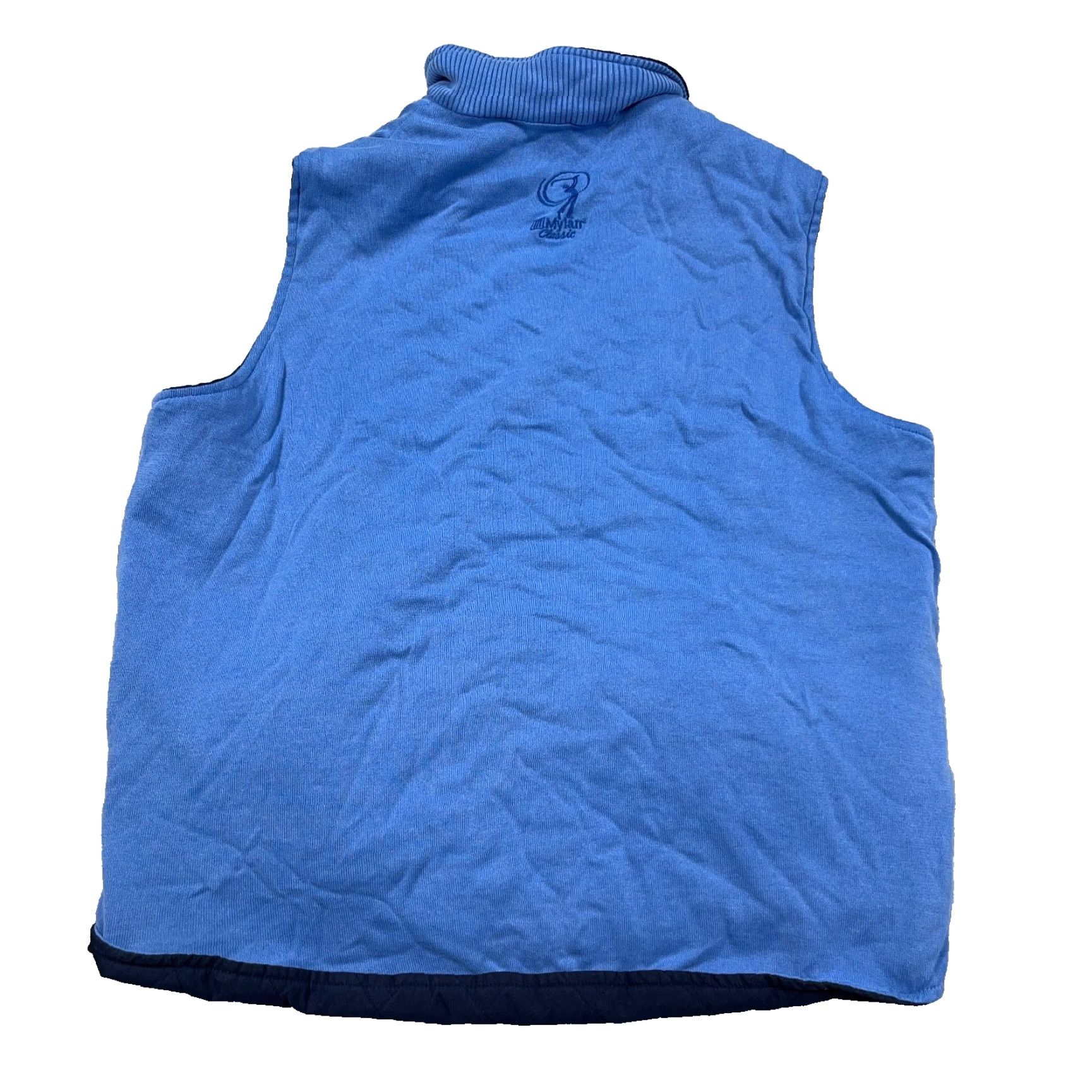 Peter Millar Peter Millar Puffer Vest Mens XL Blue Diamond Quilted Reversible Jacket Mylan Classic VINTAGE? Size US XXL / EU 58 / 5 - 4 Thumbnail