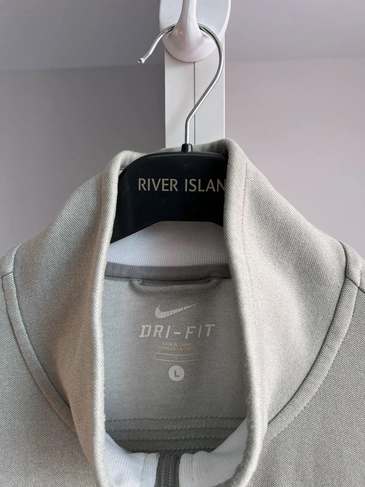 Nike × Vintage Vintage RF ROGER FEDERER GRAY NIKE TENNIS RARE JACKET Size US L / EU 52-54 / 3 - 6 Thumbnail
