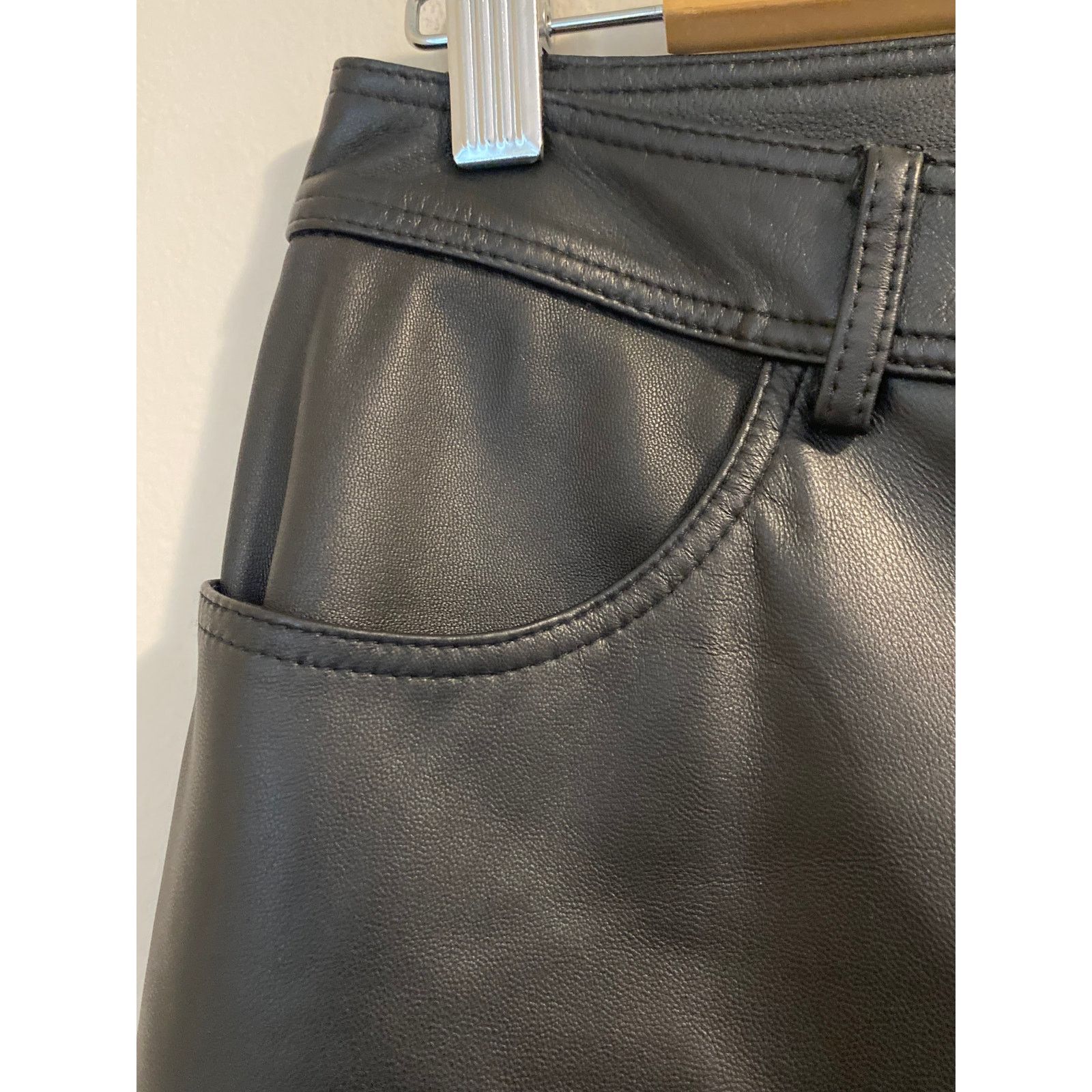 Lafayette 148 Lafayette 148 New York Manhattan Leather Pants sz. 4 Size 27" / US 4 / IT 40 - 11 Thumbnail