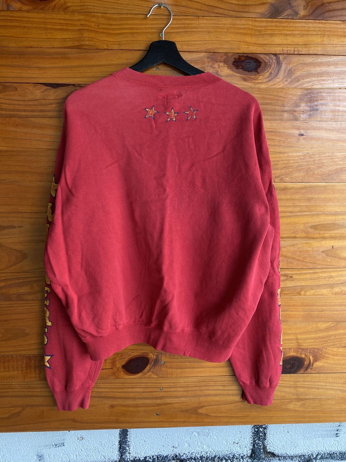 Hollywood Ranch Market “HRM Stars” Sweatshirt – Burgundy Red