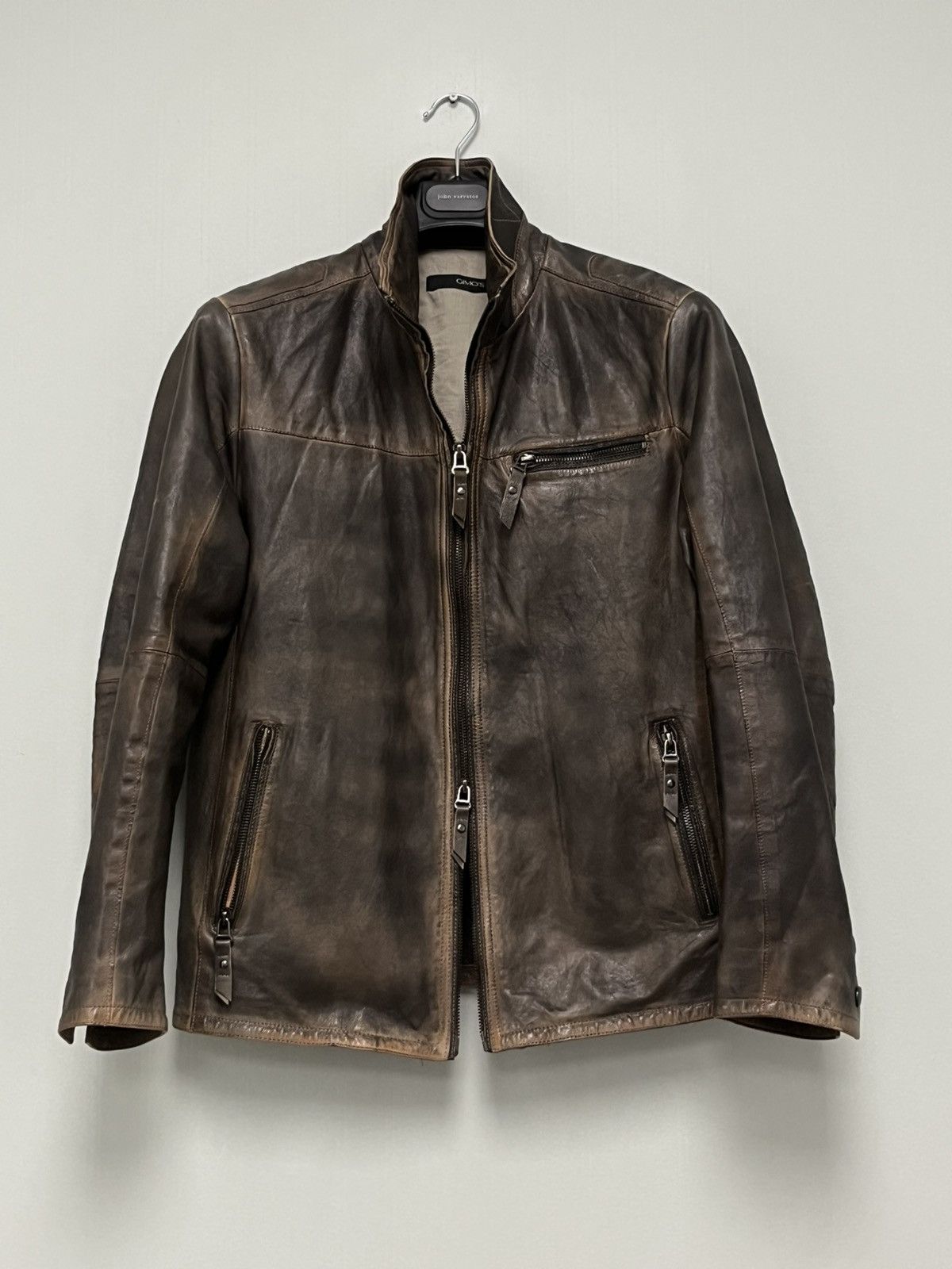 Gimo's Leather jacket. Medium Size US M / EU 48-50 / 2 - 2 Thumbnail