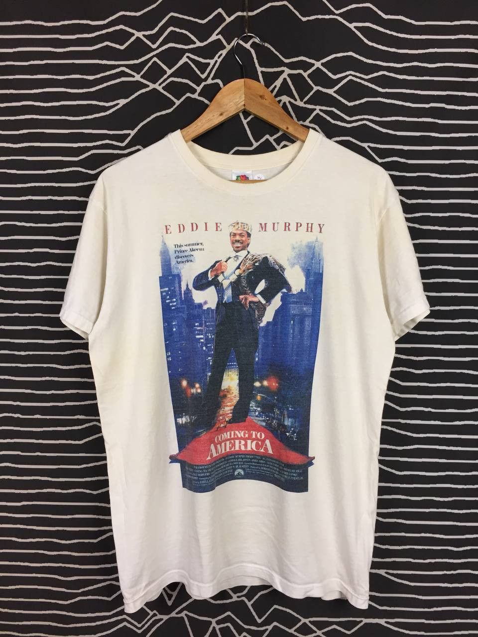 Vintage Coming To America V1 Eddie Murphy Romantic Comedy Movie Tee Size US M / EU 48-50 / 2 - 1 Thumbnail