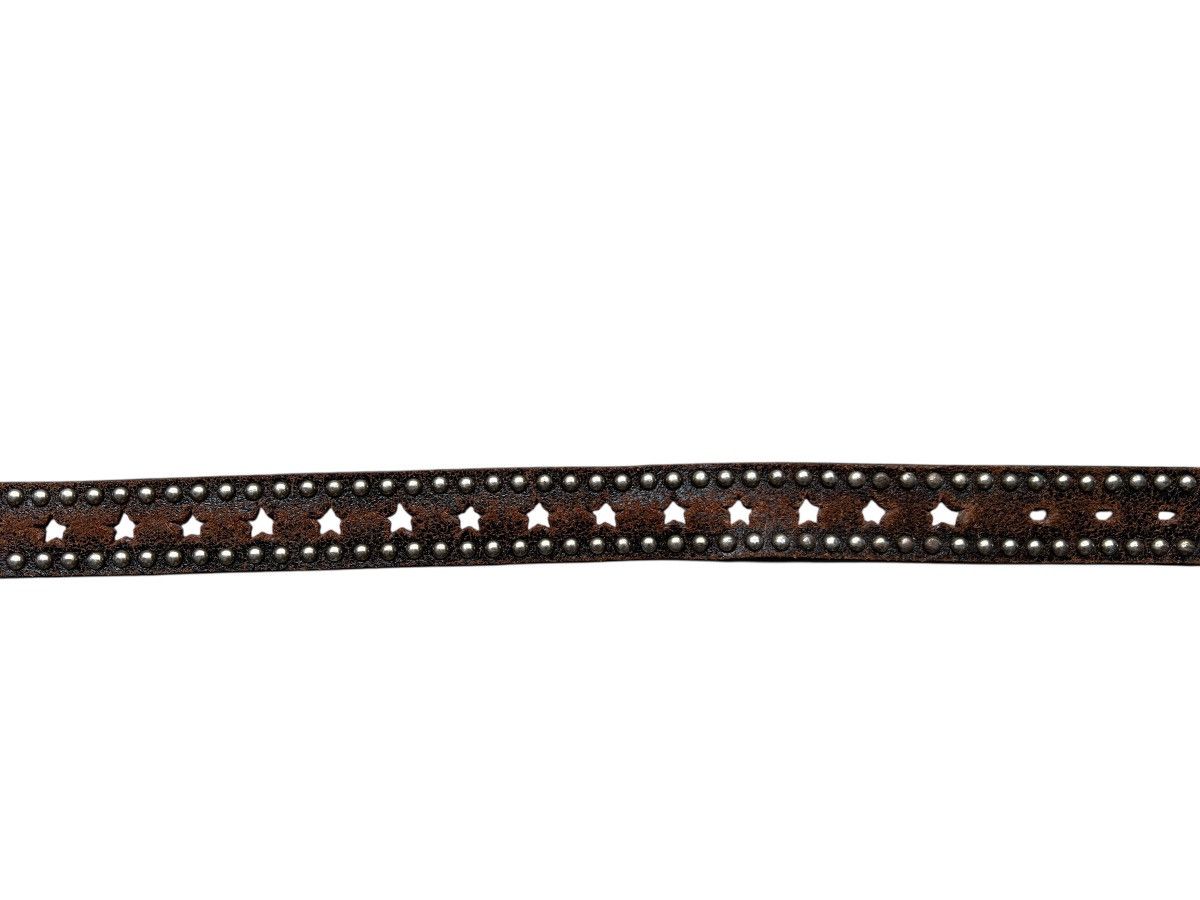 Vintage Vintage 90s Studded Leather Belt Size ONE SIZE - 5 Thumbnail