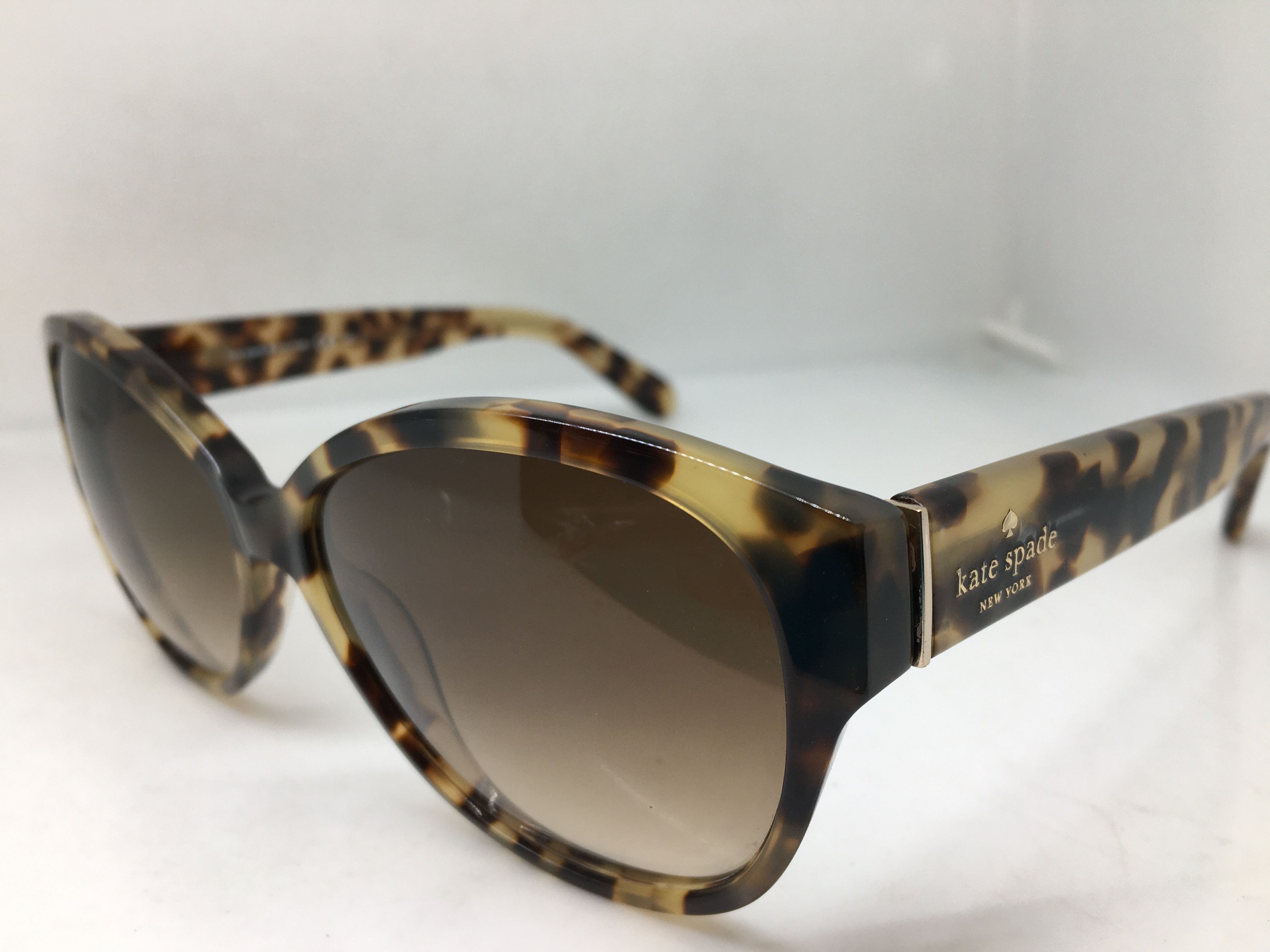 Kate Spade Kate Spade Kiersten Tortoise Acetate Sunglasses Frame Size ONE SIZE - 3 Thumbnail