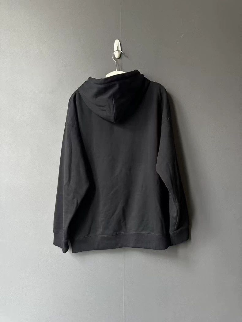 Loewe loewe Black leather patch hoodie 2506-Nextarrow Size US M / EU 48-50 / 2 - 2 Thumbnail