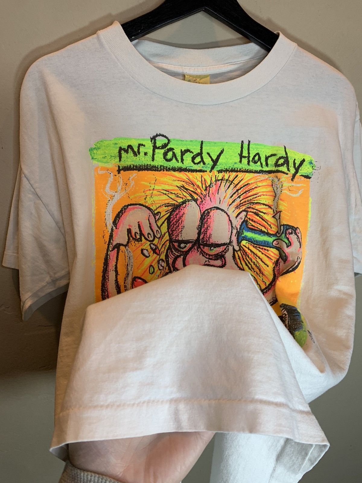 Vintage *RARE* Vintage 1990 Living Epistles Pardy Hardy Jesus Shirt Size US L / EU 52-54 / 3 - 7 Thumbnail