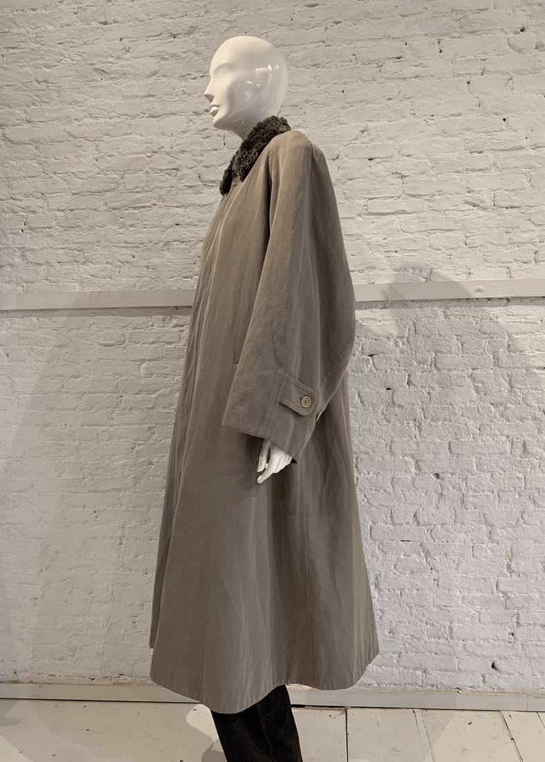 Katharine Hamnett London Rare Katharine Hamnett 80s Oversized coat faux fur collar Size US M / EU 48-50 / 2 - 3 Thumbnail