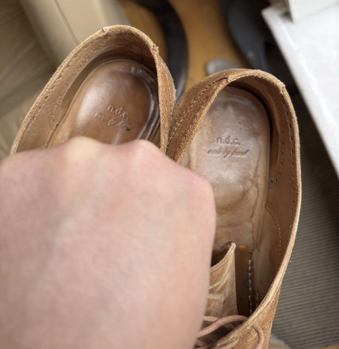 n.d.c. made by hand n.d.c. made by hand Shoes Men's Brian Derby Suede EU43/US 10 Size US 10 / EU 43 - 9 Thumbnail