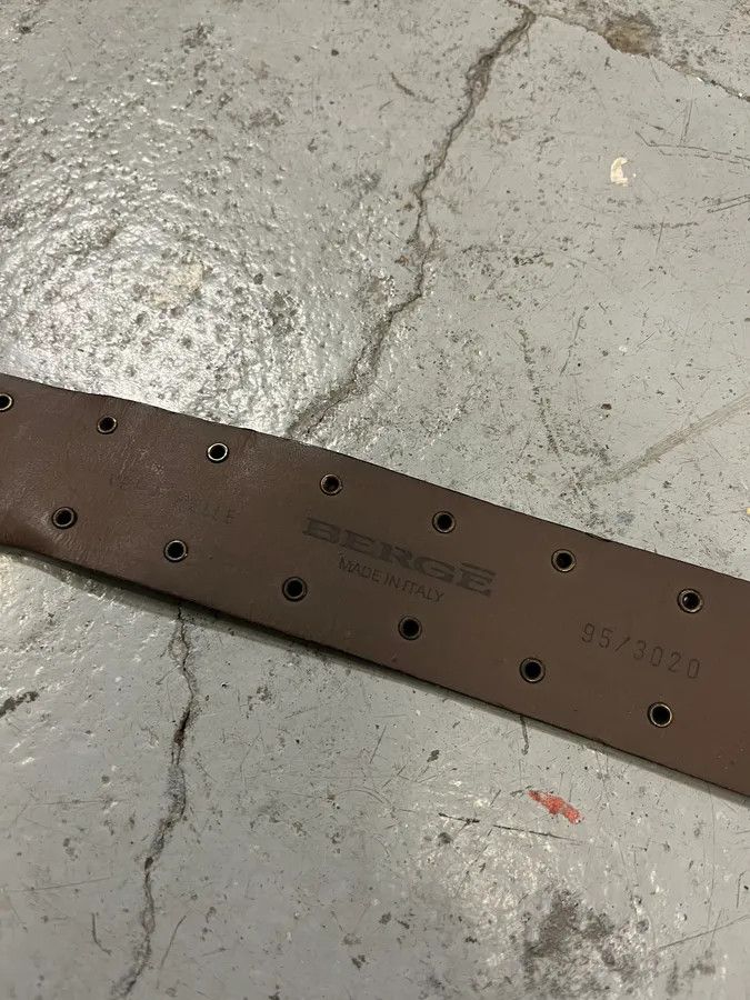 Designer × Vintage 2000s Eagle Royal Archive Brown Pony Hair Leather Belt Size ONE SIZE - 8 Thumbnail