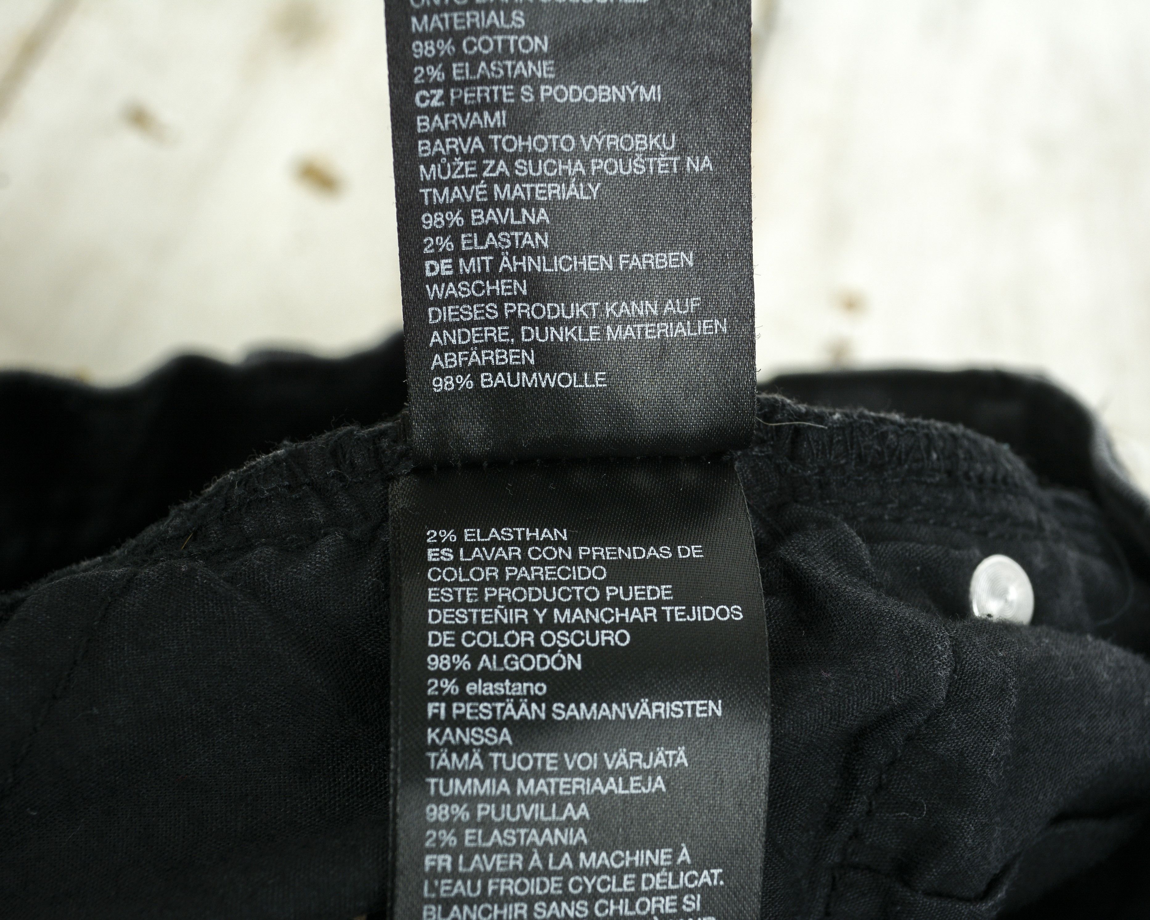 Cheap Monday 'Tight New Black' W32 L27 Jeans Denim Pants Trousers Slim Size US 32 / EU 48 - 8 Thumbnail
