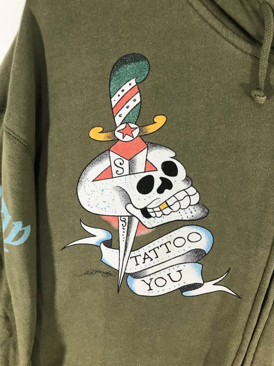Ed Hardy Rare Design skull tattoo new york Size US XXL / EU 58 / 5 - 14 Thumbnail