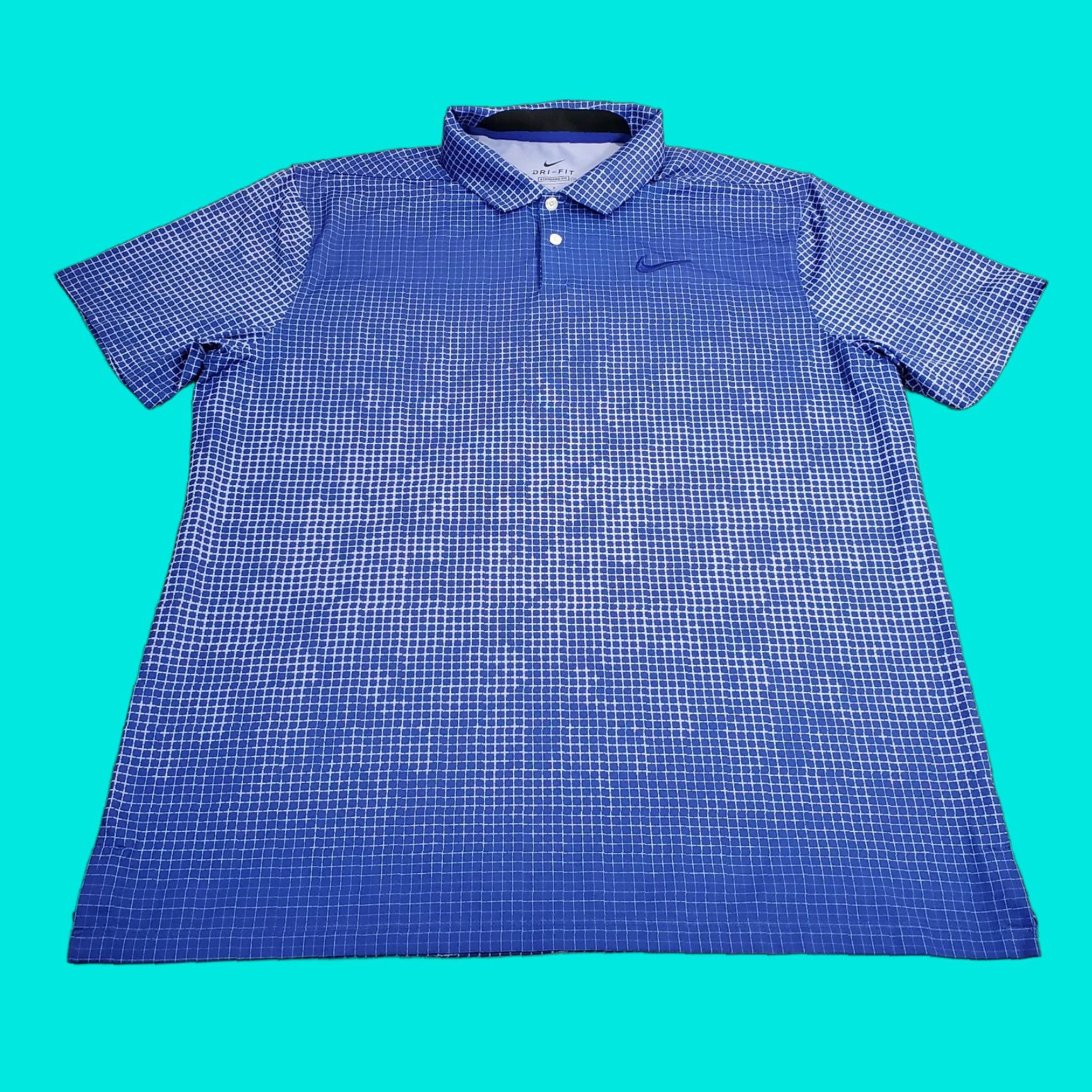 Nike Nike Polo Shirt Mens Large Blue Performance Stretch Short Sleeve Golf CK6243 471 Size US L / EU 52-54 / 3 - 1 Thumbnail