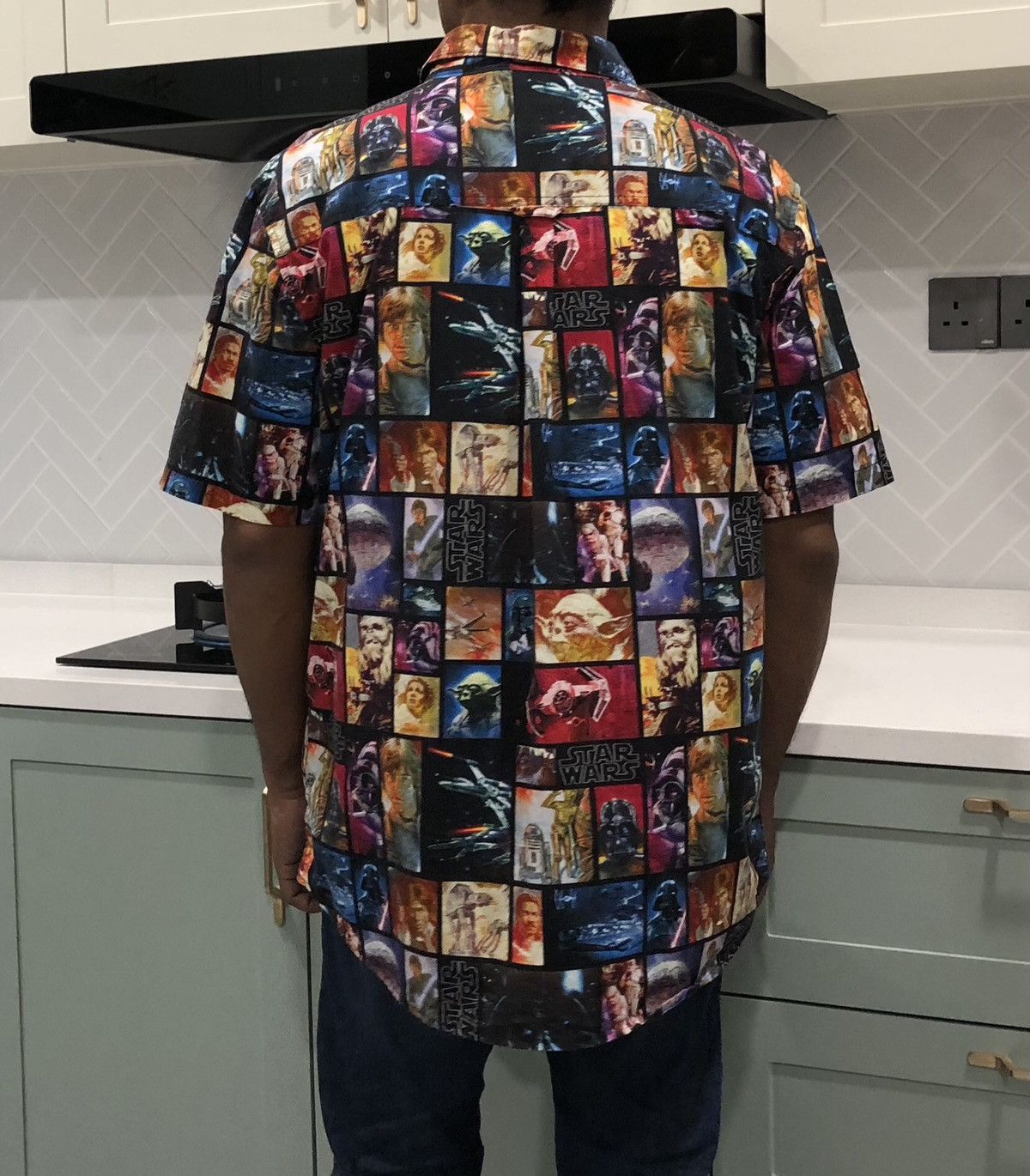 Star Wars Star Wars Full Printed Short Sleeve Button Up Size US XL / EU 56 / 4 - 3 Thumbnail